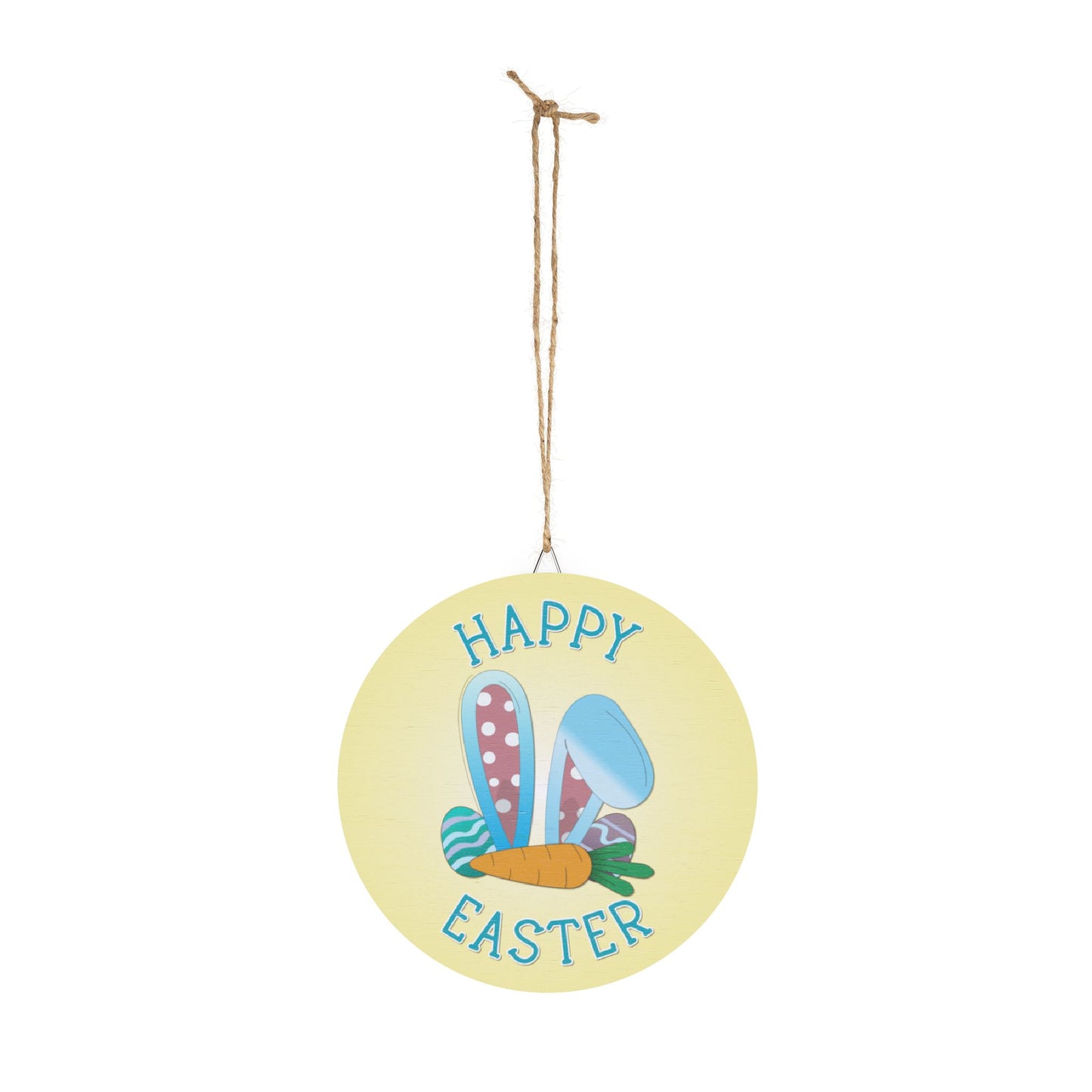 Happy Easter Wooden Door Sign.