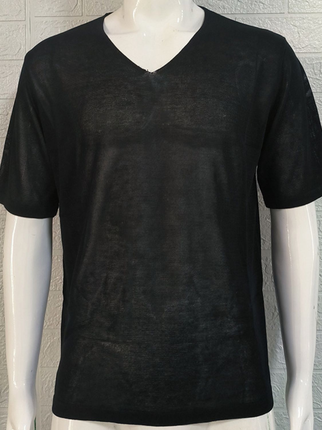 Men's V-Neck Short Sleeve T-Shirt.