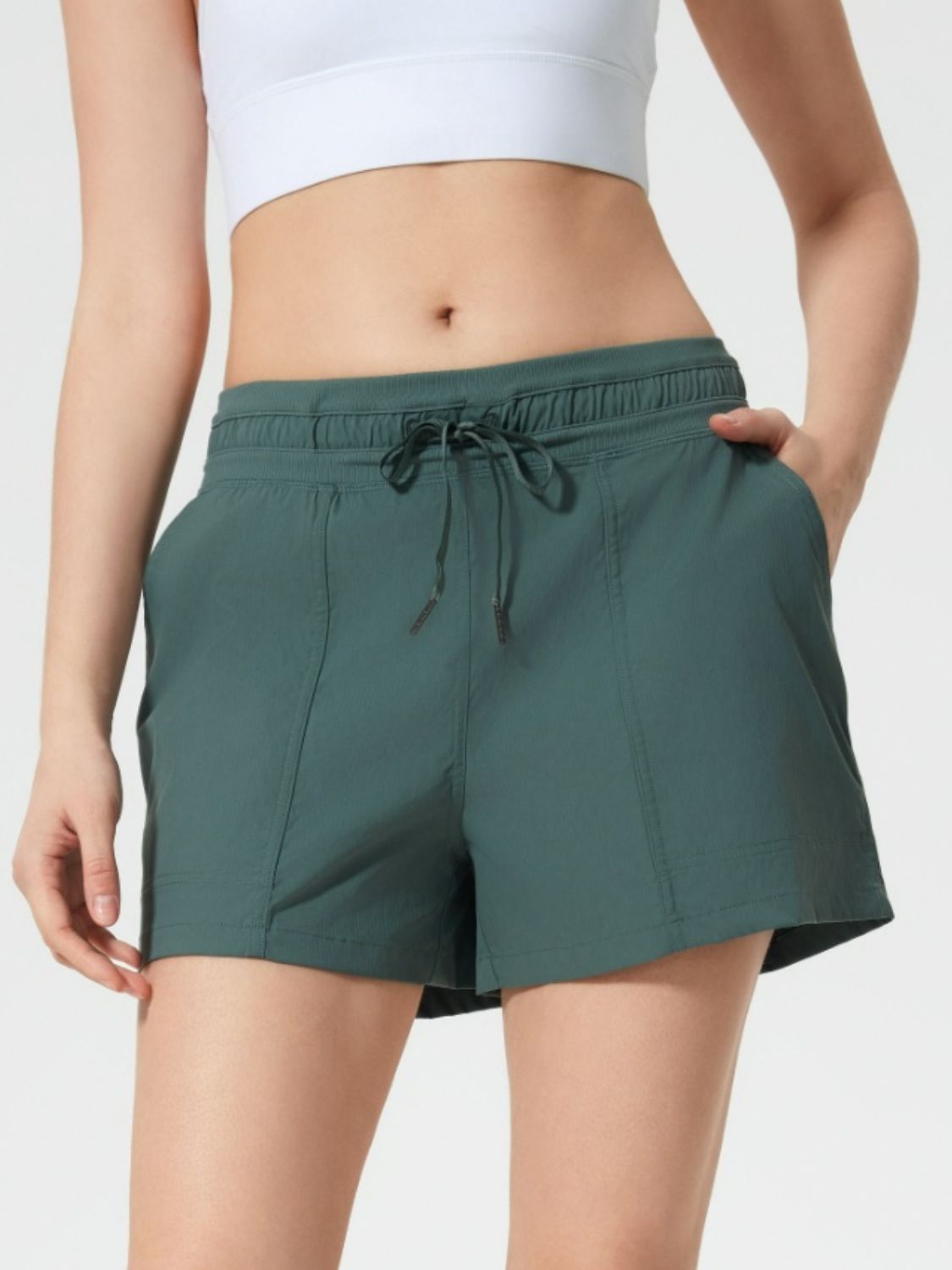 Millennia Drawstring Active Shorts with Pockets.