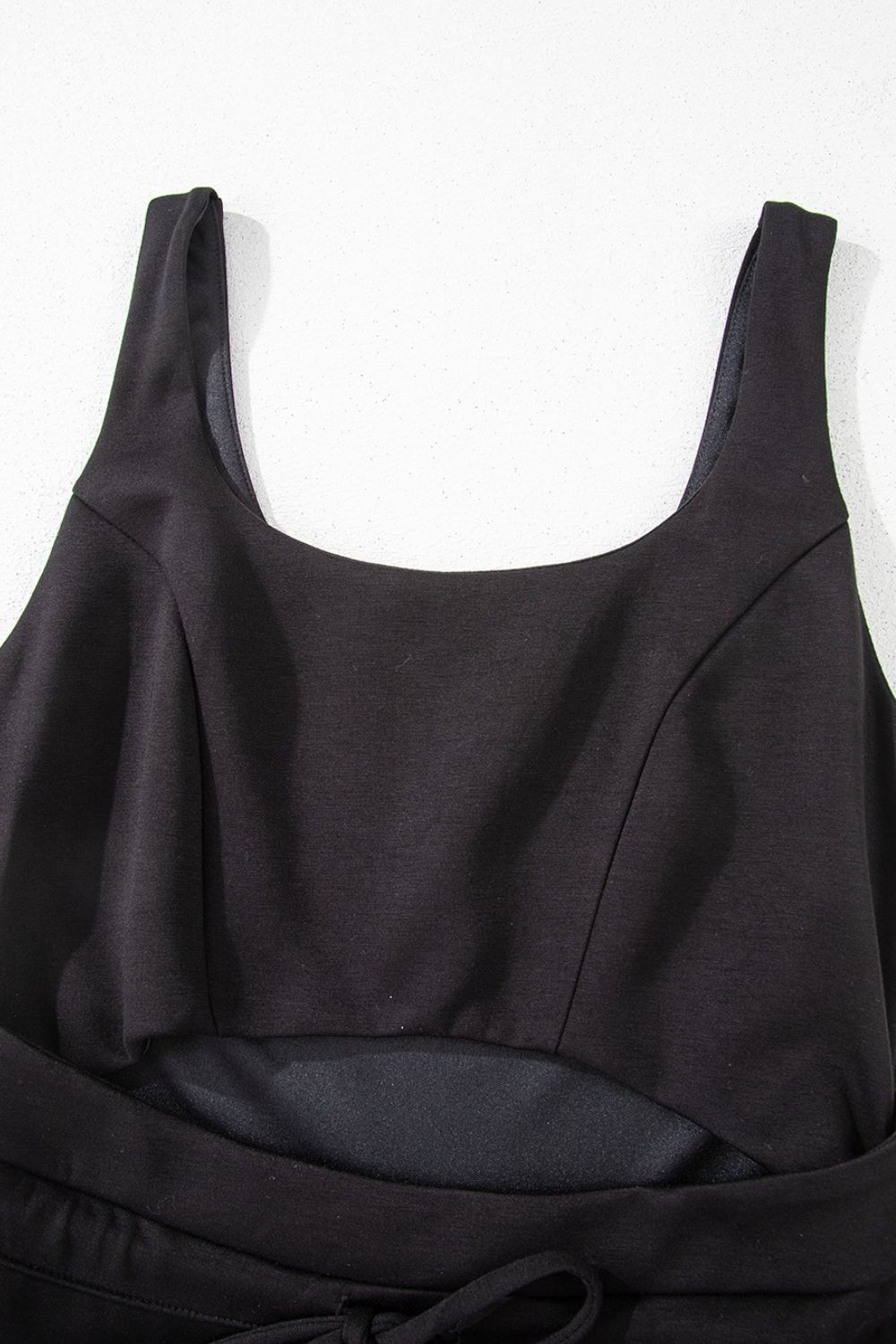 Cut Out Front High Waist Tank Mini Dress.