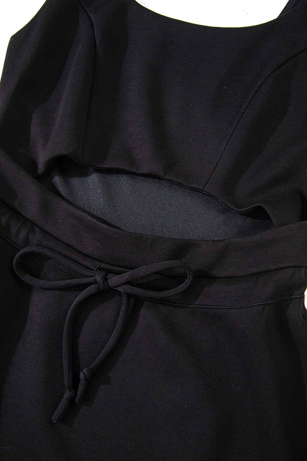 Cut Out Front High Waist Tank Mini Dress.