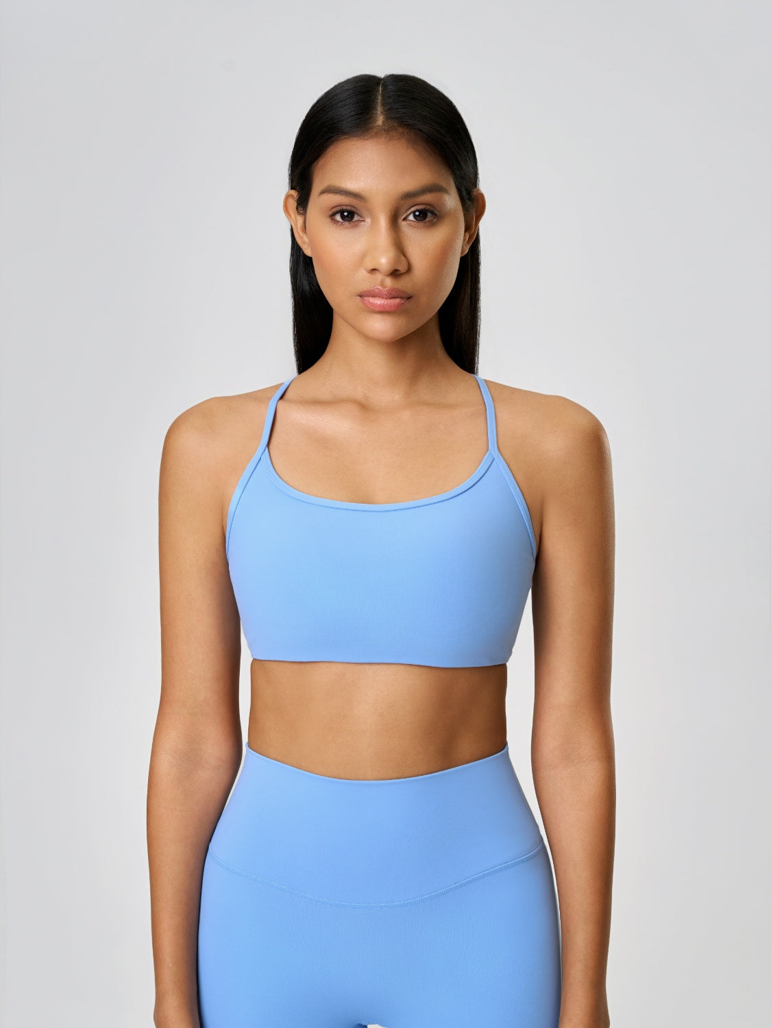 Crisscross Back Active Cami with Detachable Chest Pads - Workout & Yoga Top.