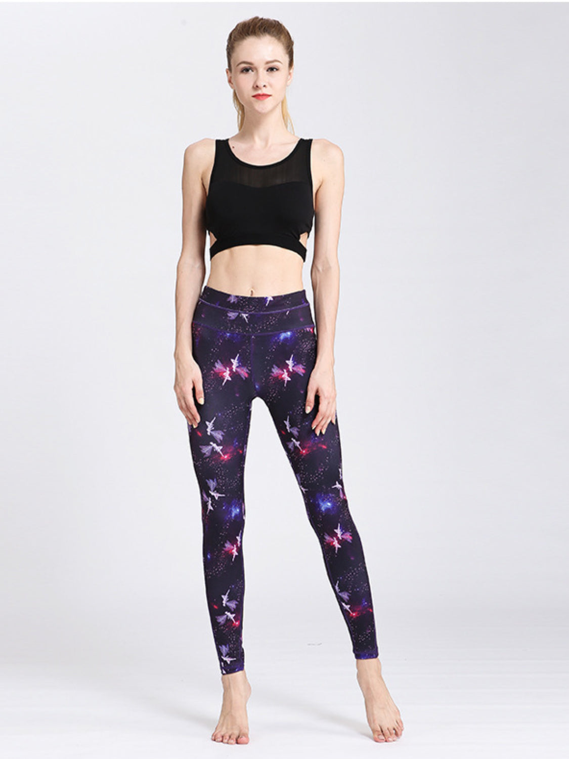 Printed Active High Waist Leggings.
