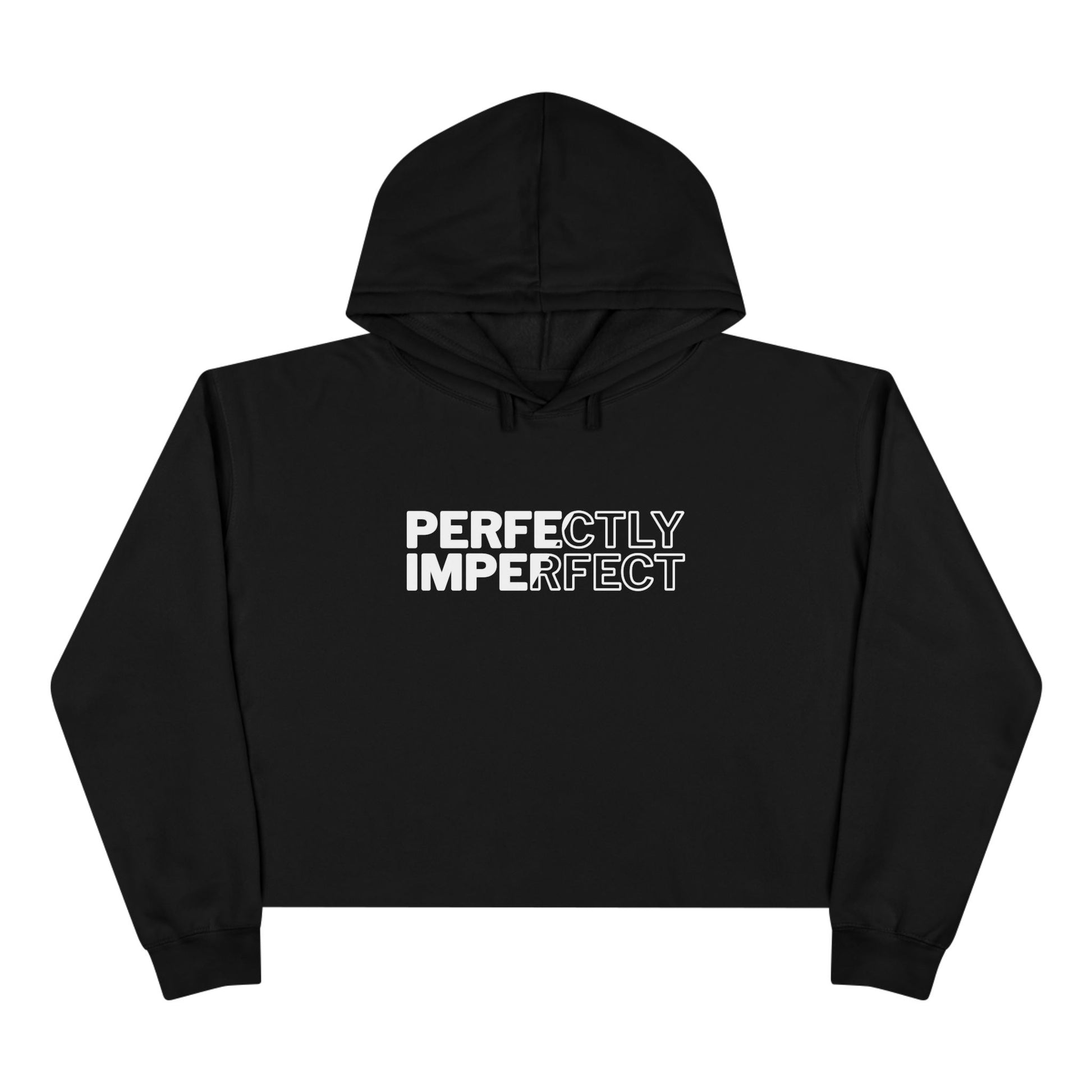 Perfectly Imperfect Crop Hoodie.