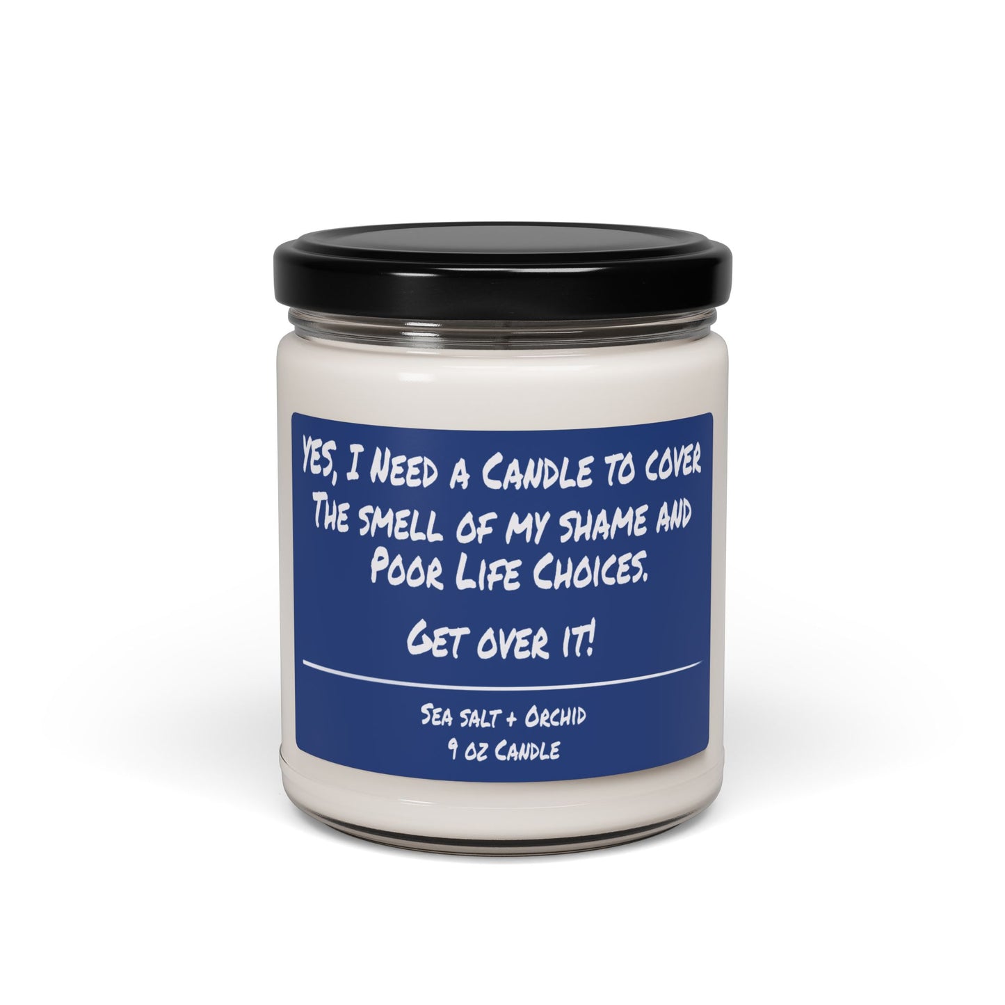 Soy Wax Scented Candle - Cover My Shame.