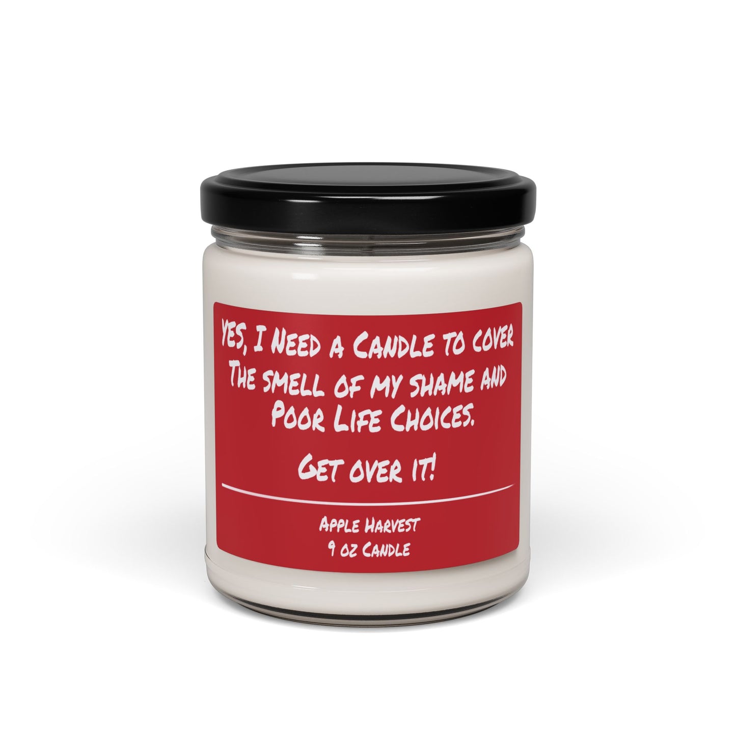 Soy Wax Scented Candle - Cover My Shame.