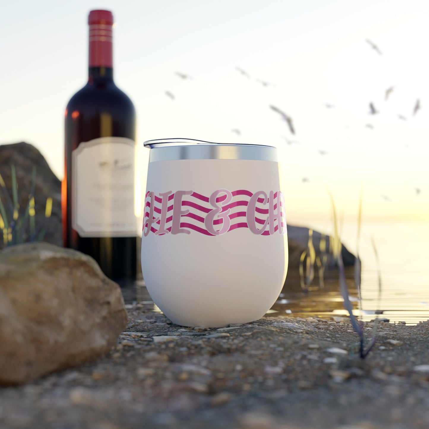 "Boojie & Chilled" Copper Insulated Cup - 12oz Fun Drinkware.