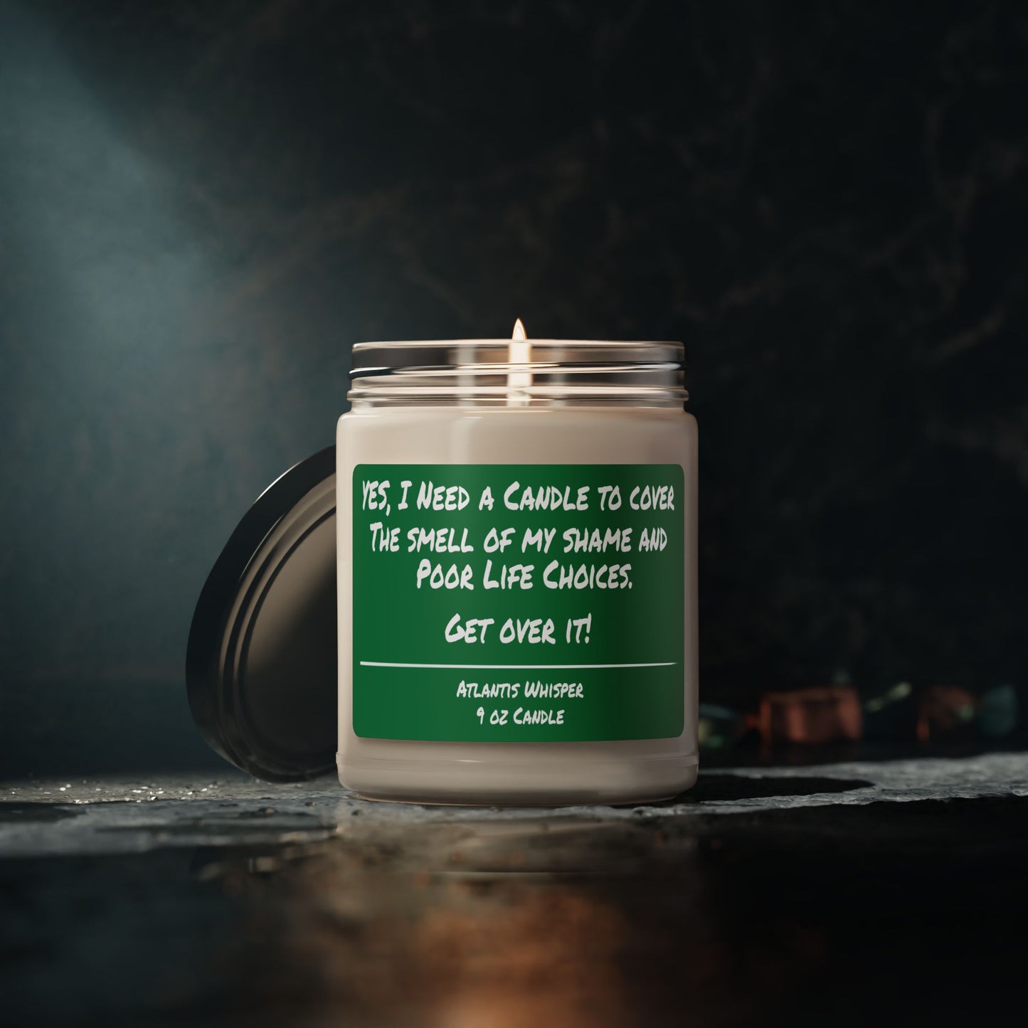 Soy Wax Scented Candle - Cover My Shame