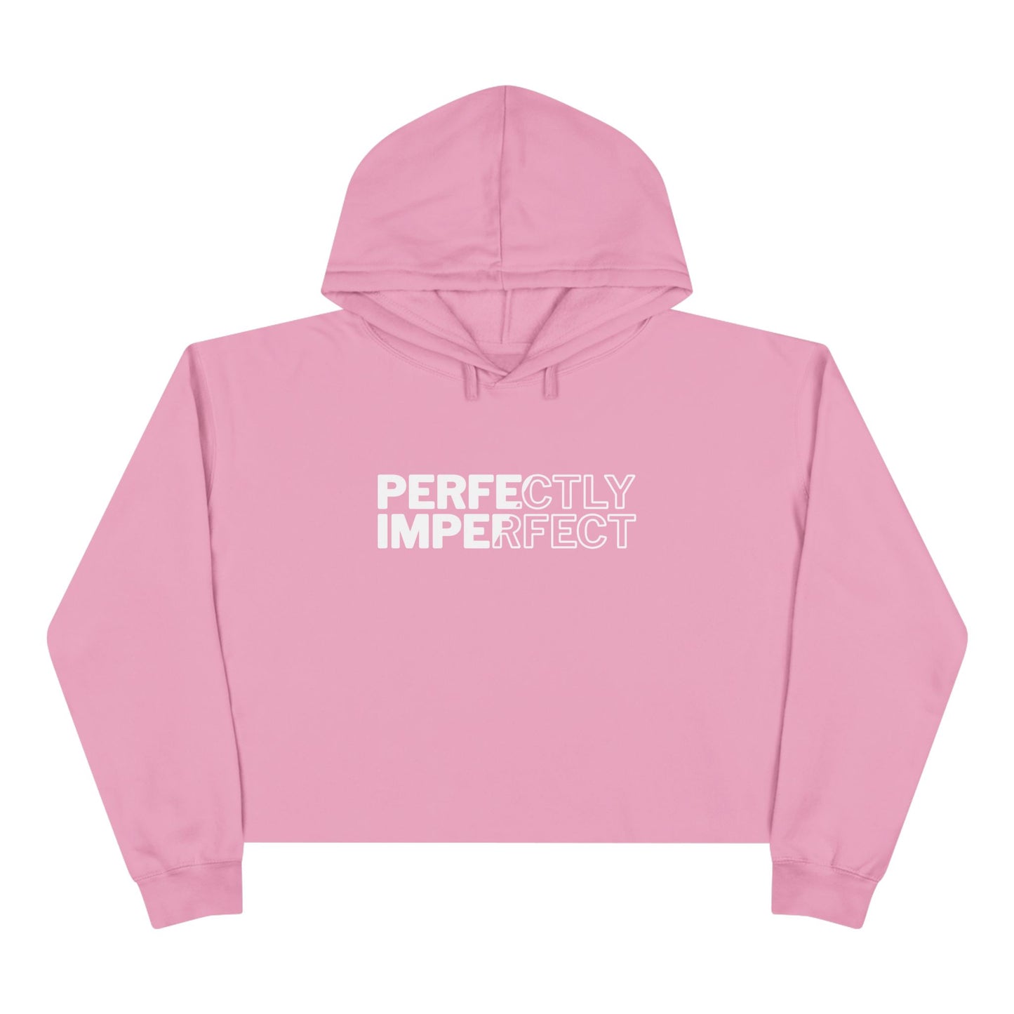 Perfectly Imperfect Crop Hoodie.