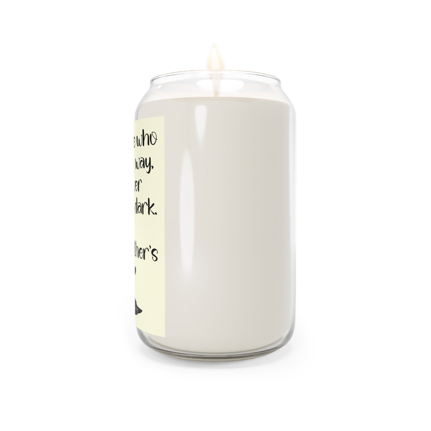 Large Personalized Scented Candle.