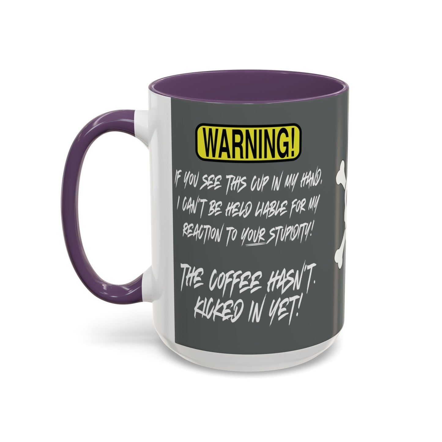 Can't Deal With Stupidity 15oz Accent Mug