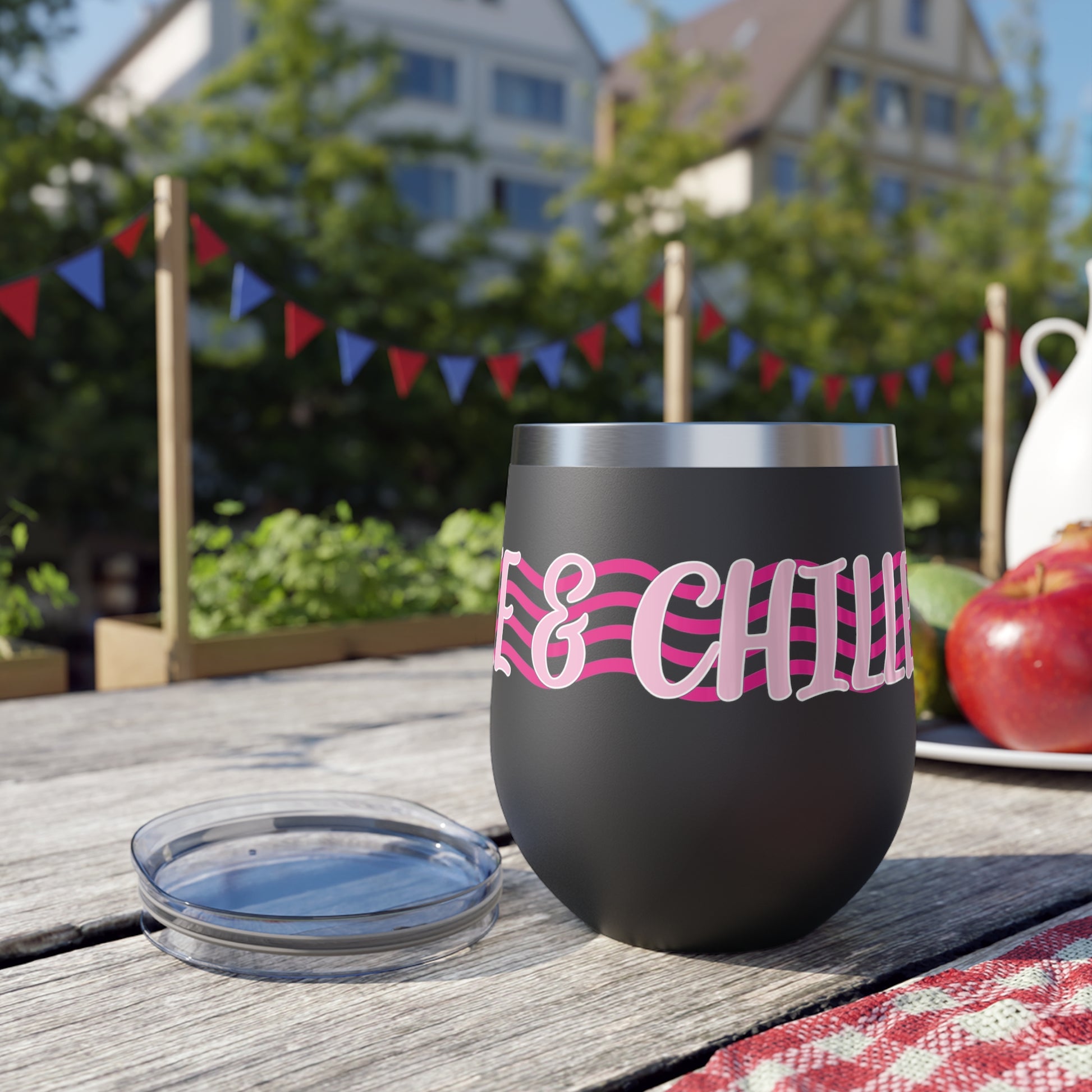 "Boojie & Chilled" Copper Insulated Cup - 12oz Fun Drinkware.