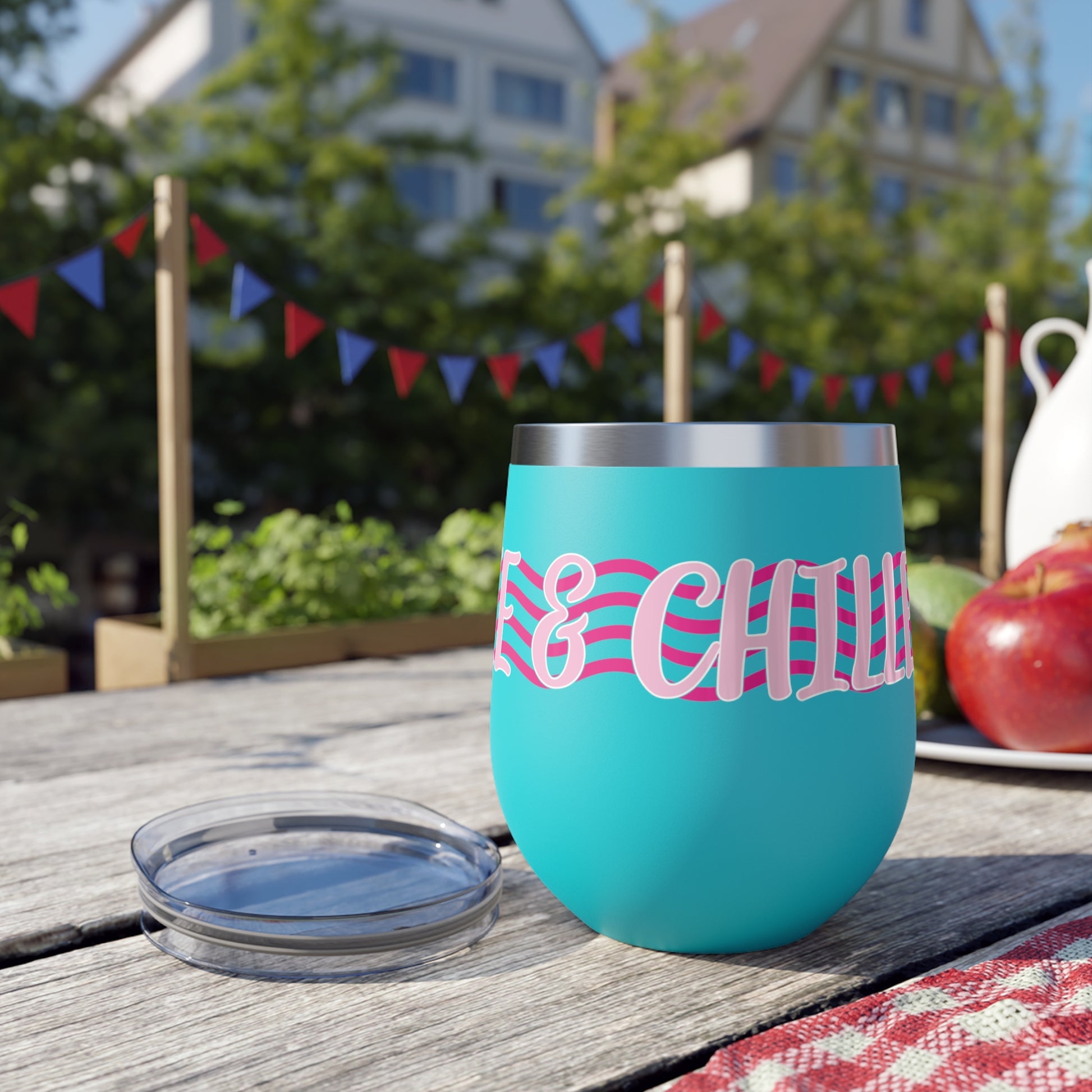 "Boojie & Chilled" Copper Insulated Cup - 12oz Fun Drinkware.