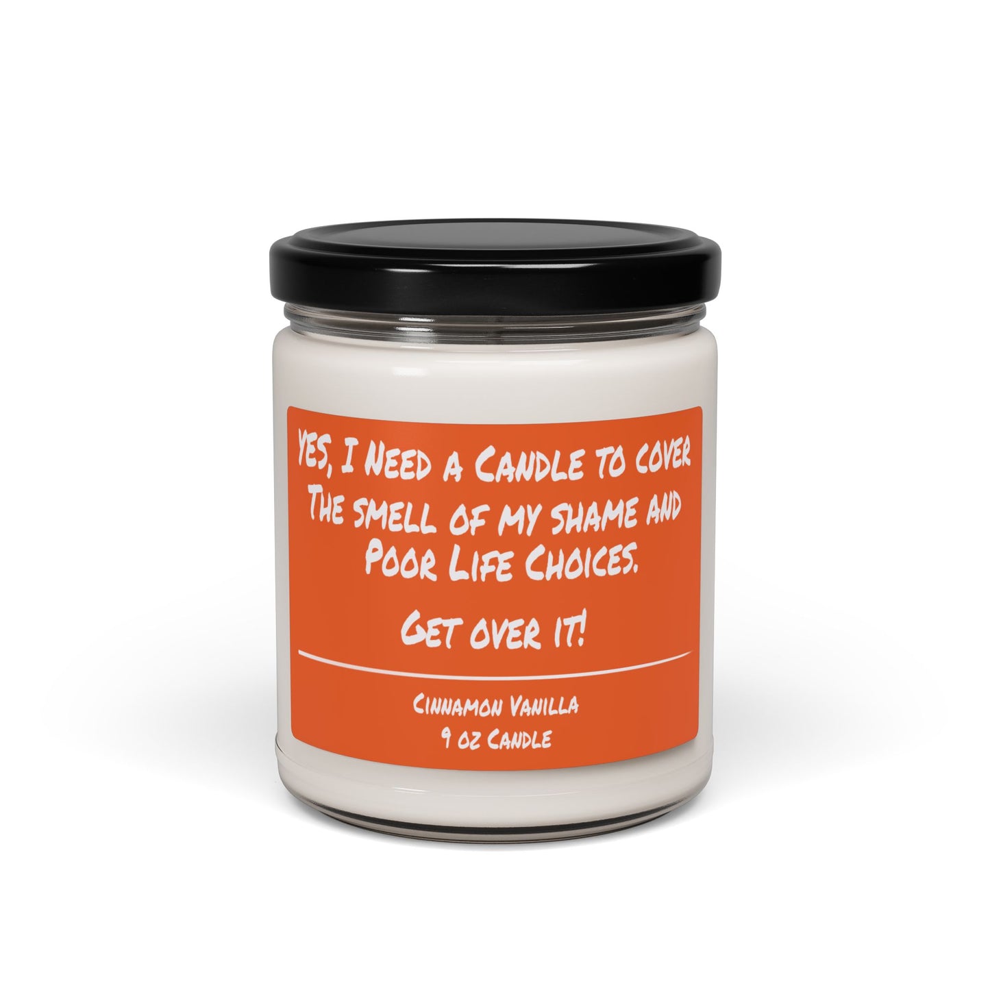 Soy Wax Scented Candle - Cover My Shame.