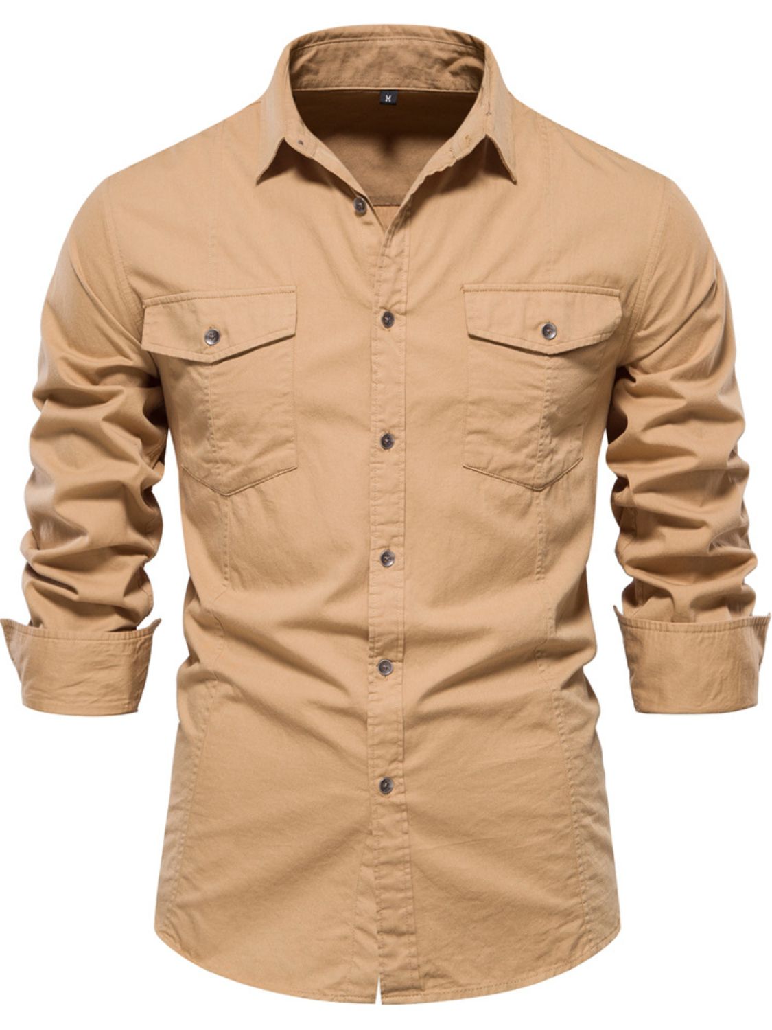 Classic Men's Button Down Collared Neck Shirt - Timeless Style.