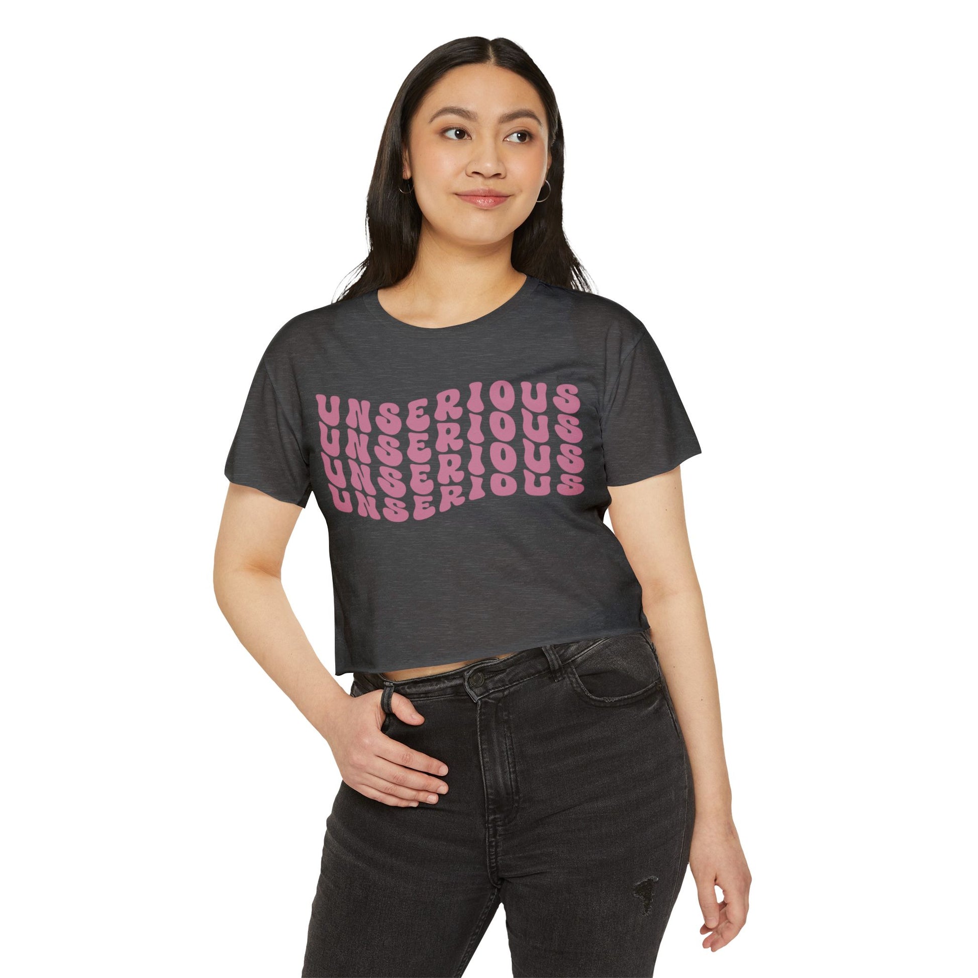 "Unserious" Women's Festival Crop Top.