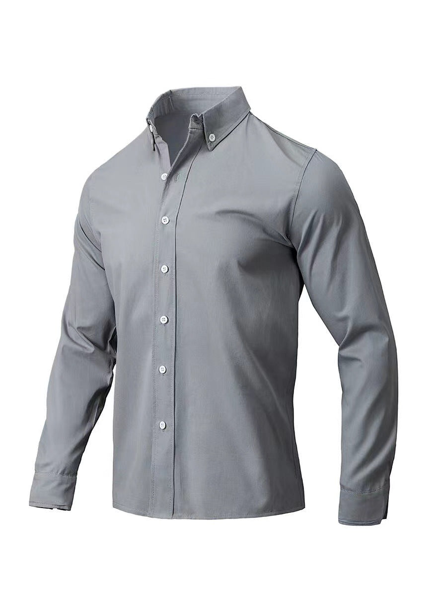 Collared Neck Button Down Shirt.