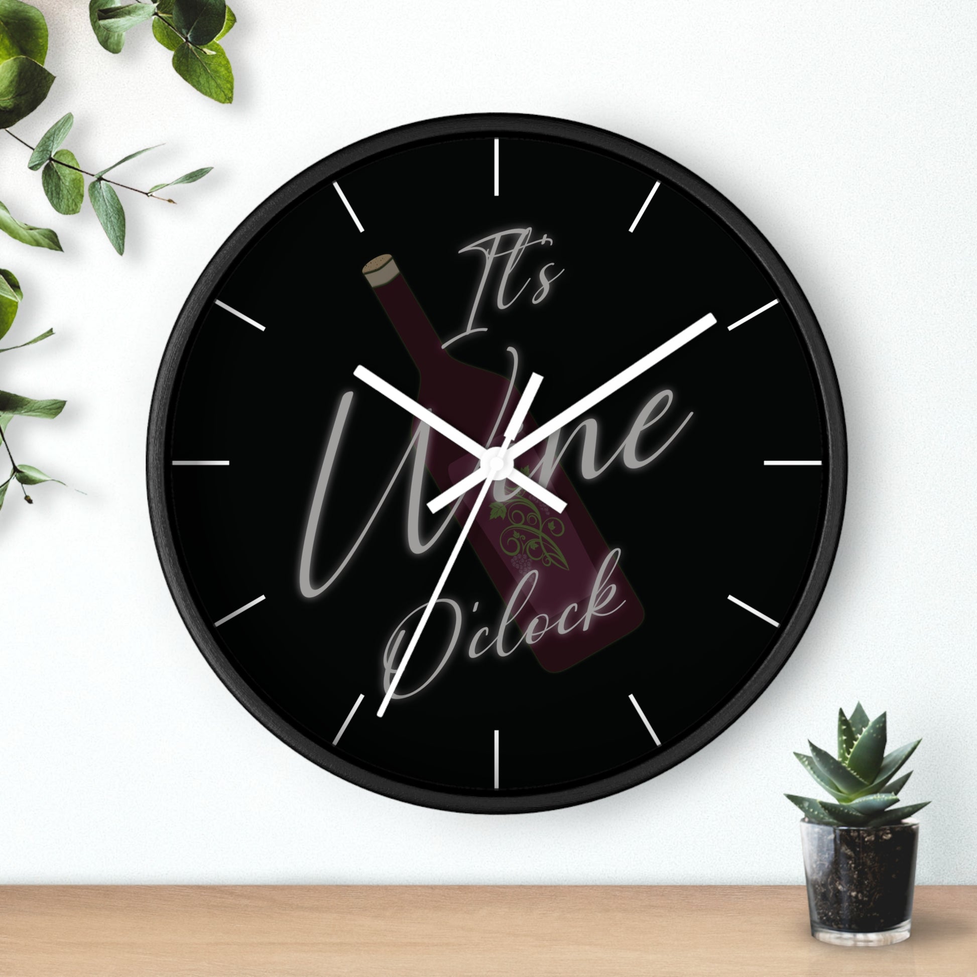Wine O'Clock Wall Clock.