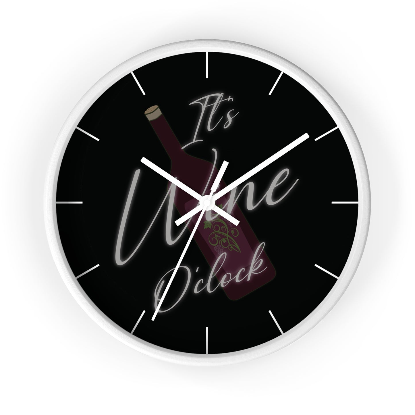 Wine O'Clock Wall Clock.