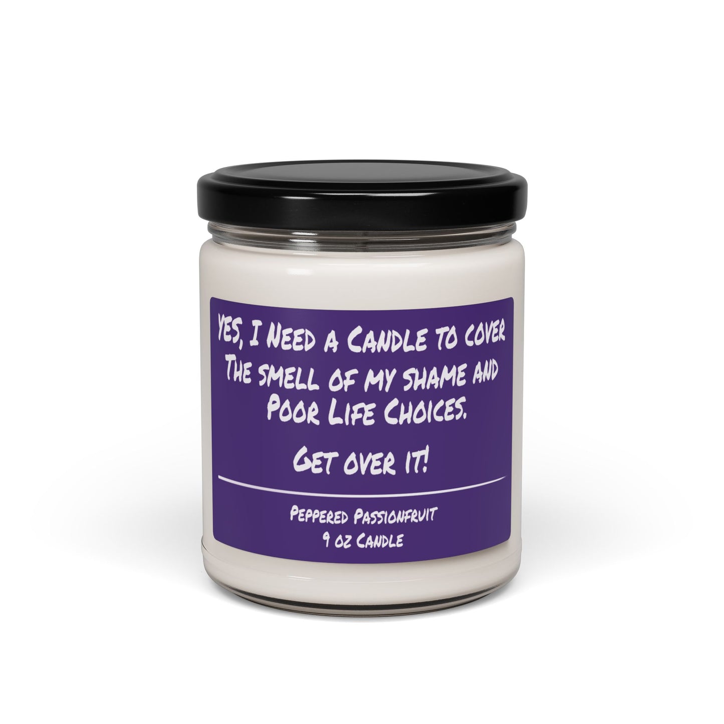 Soy Wax Scented Candle - Cover My Shame.