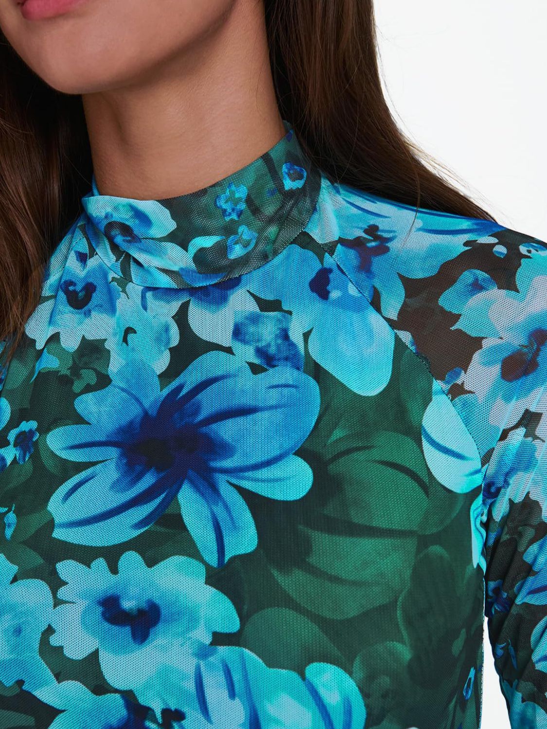 Vibrant Floral Long Sleeve Tee - Elevate Your Style.