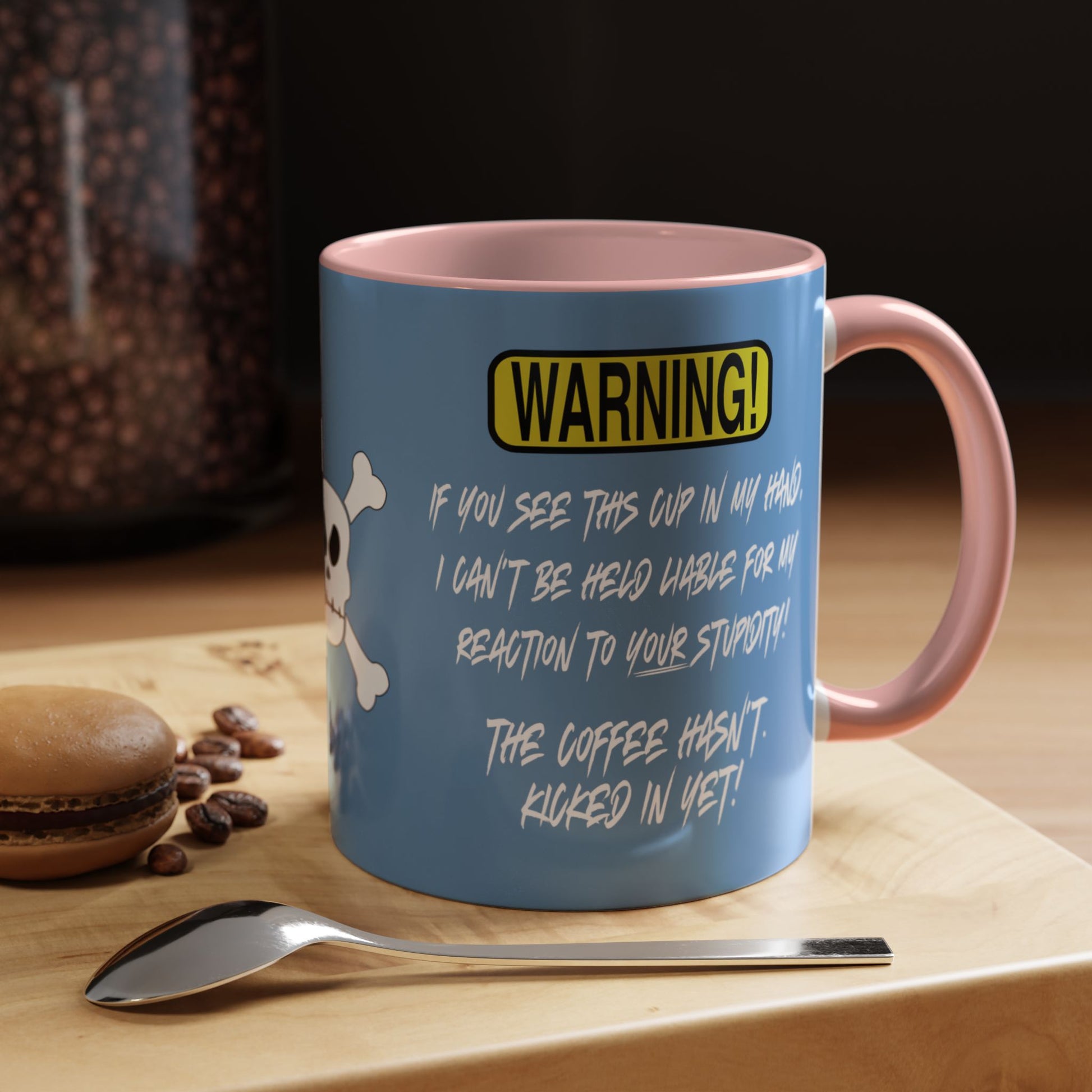 Can't Deal With Stupidity 11oz Accent Mug.