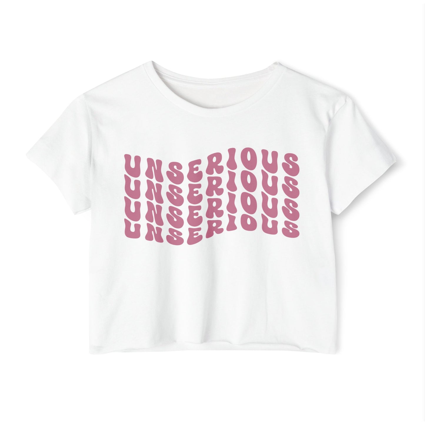 "Unserious" Women's Festival Crop Top.