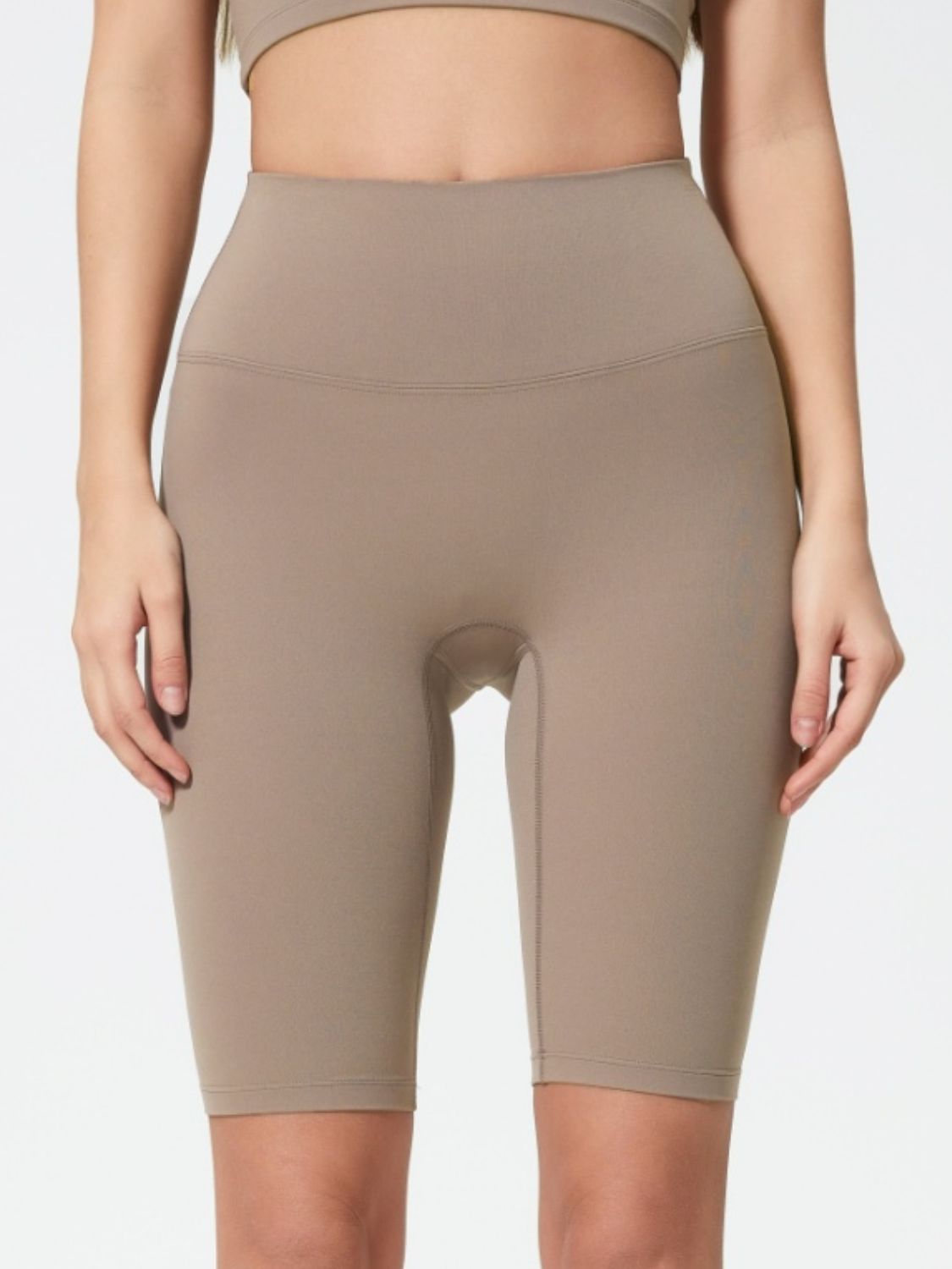 Millennia High Rise Wide Waistband Active Shorts.