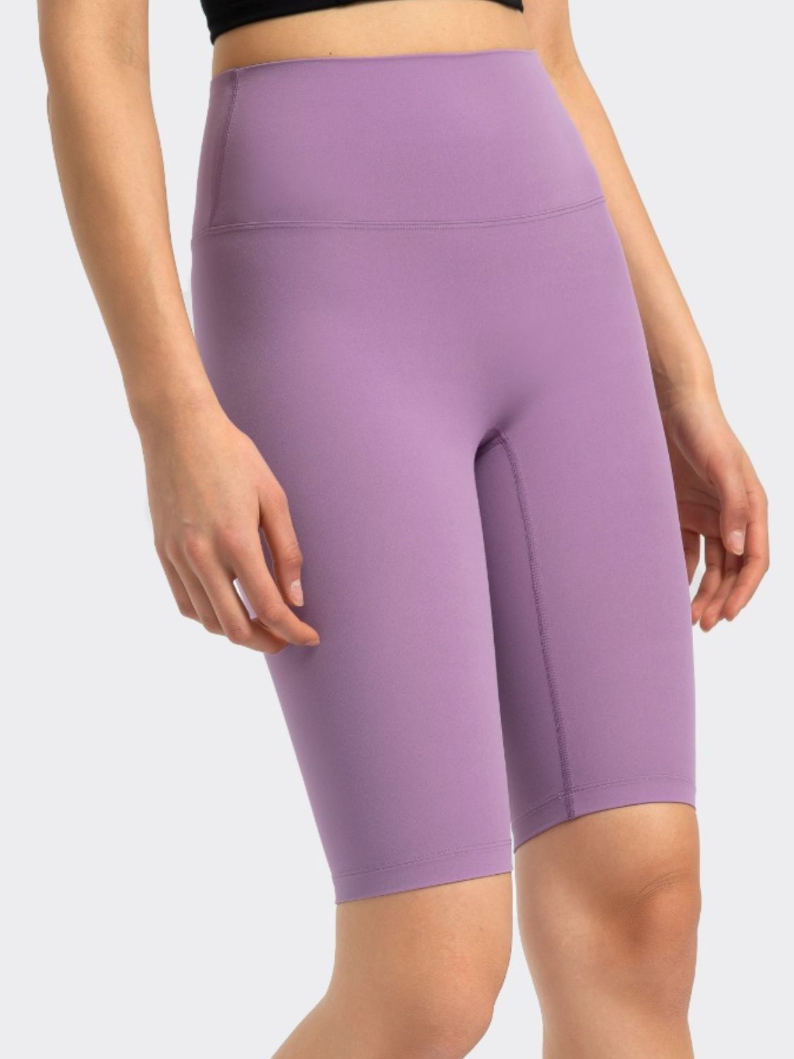 Millennia High Rise Wide Waistband Active Shorts.