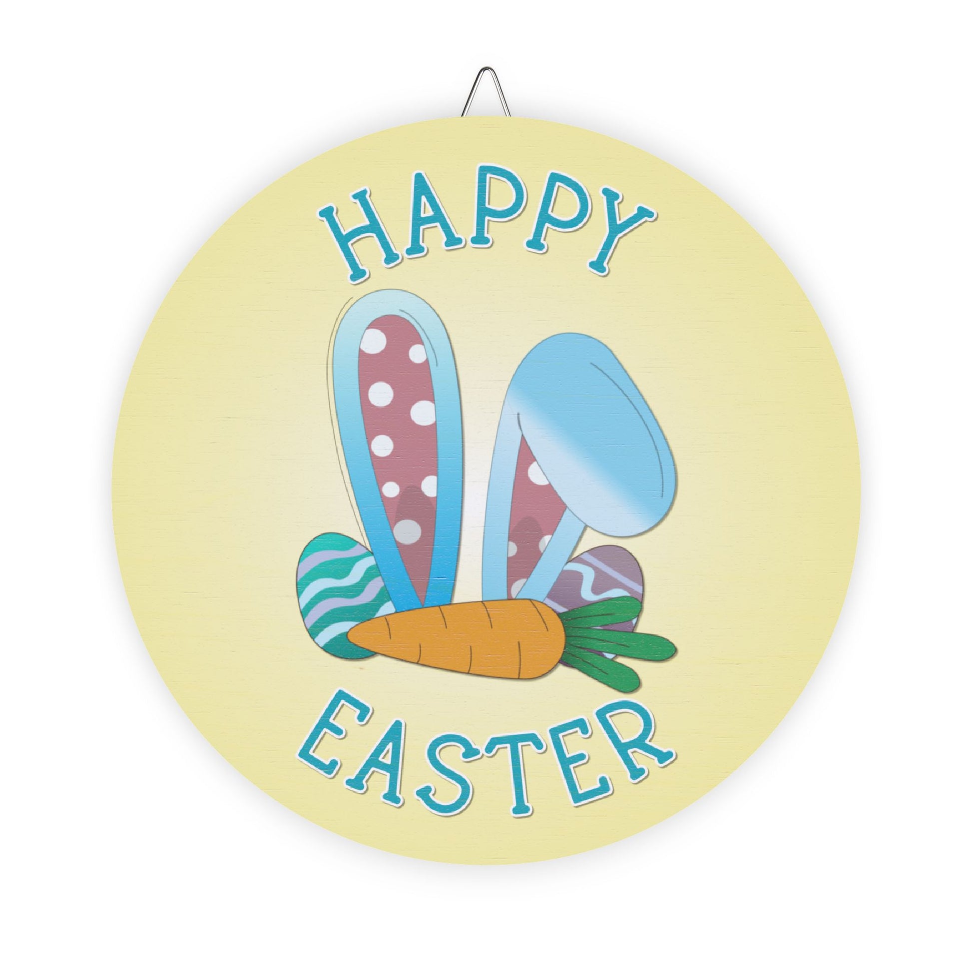 Happy Easter Wooden Door Sign.
