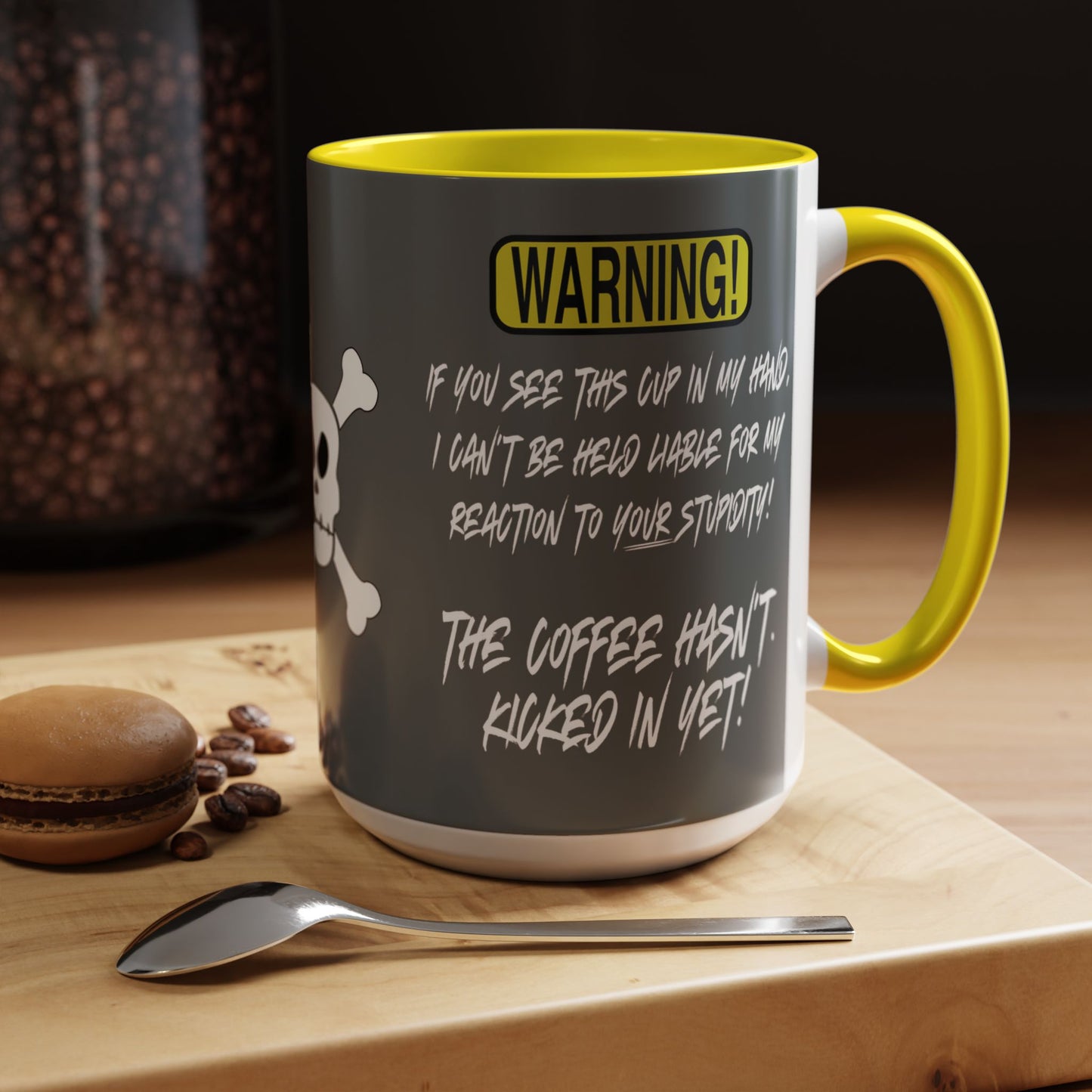 Can't Deal With Stupidity 15oz Accent Mug