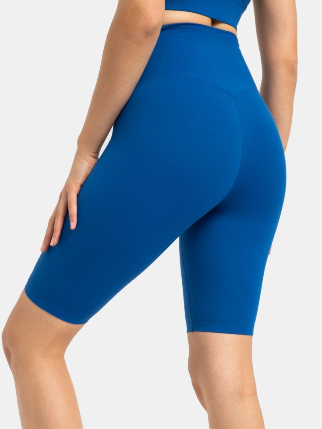 Millennia High Rise Wide Waistband Active Shorts.