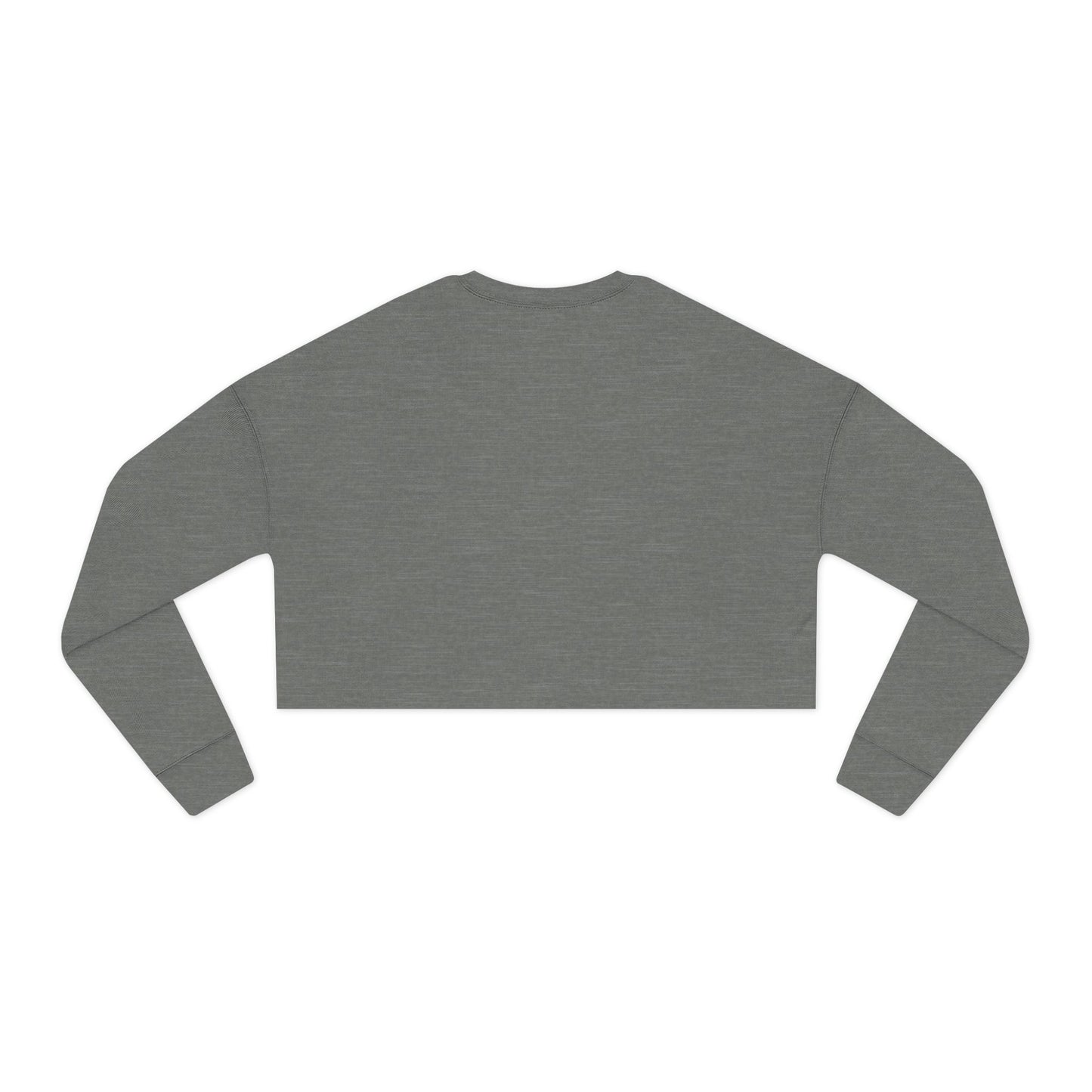 "Delulu" Cropped Crewneck Sweatshirt.