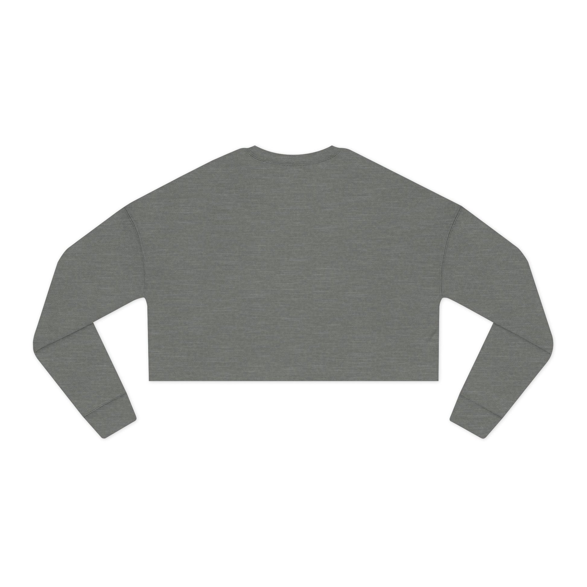 "Delulu" Cropped Crewneck Sweatshirt.