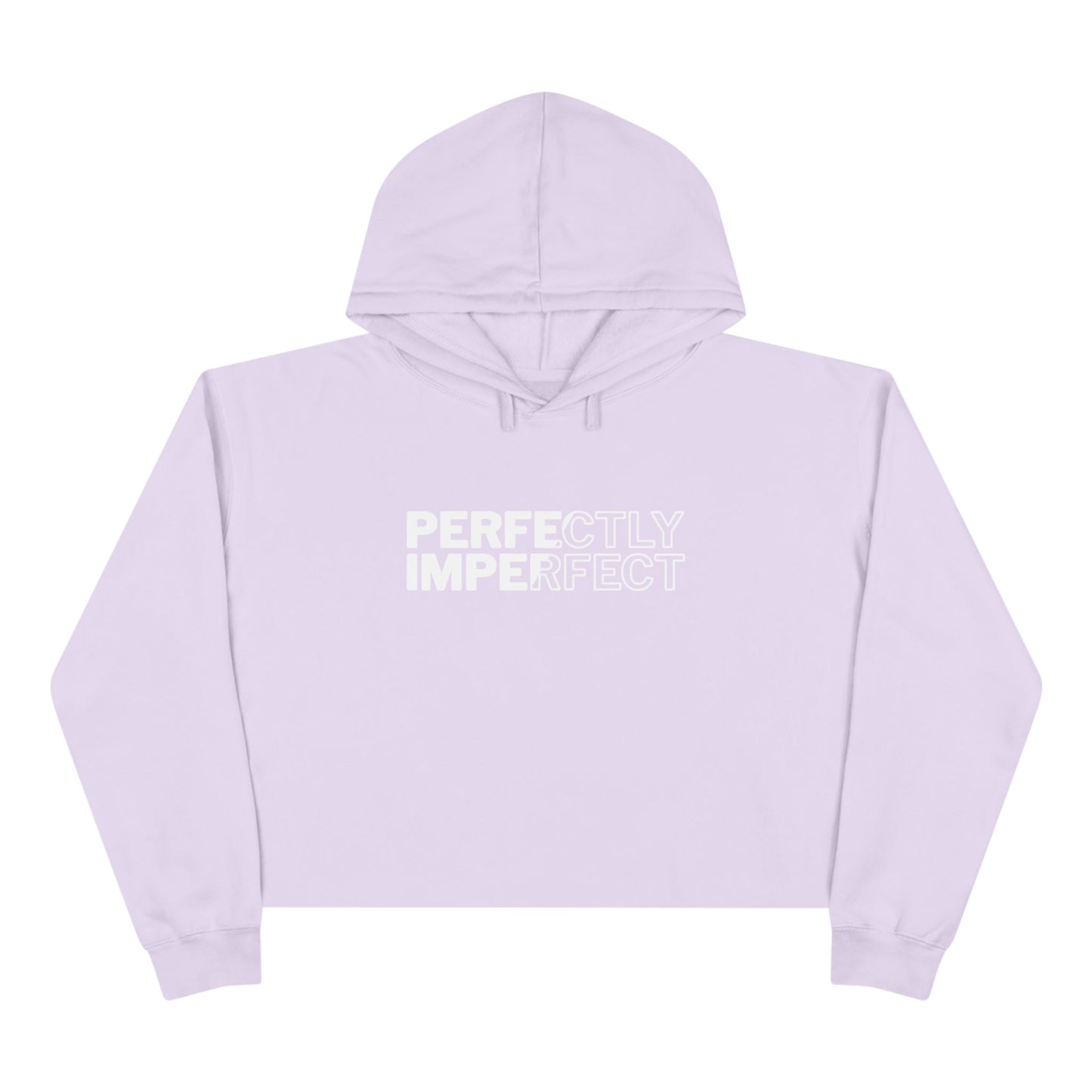 Perfectly Imperfect Crop Hoodie.