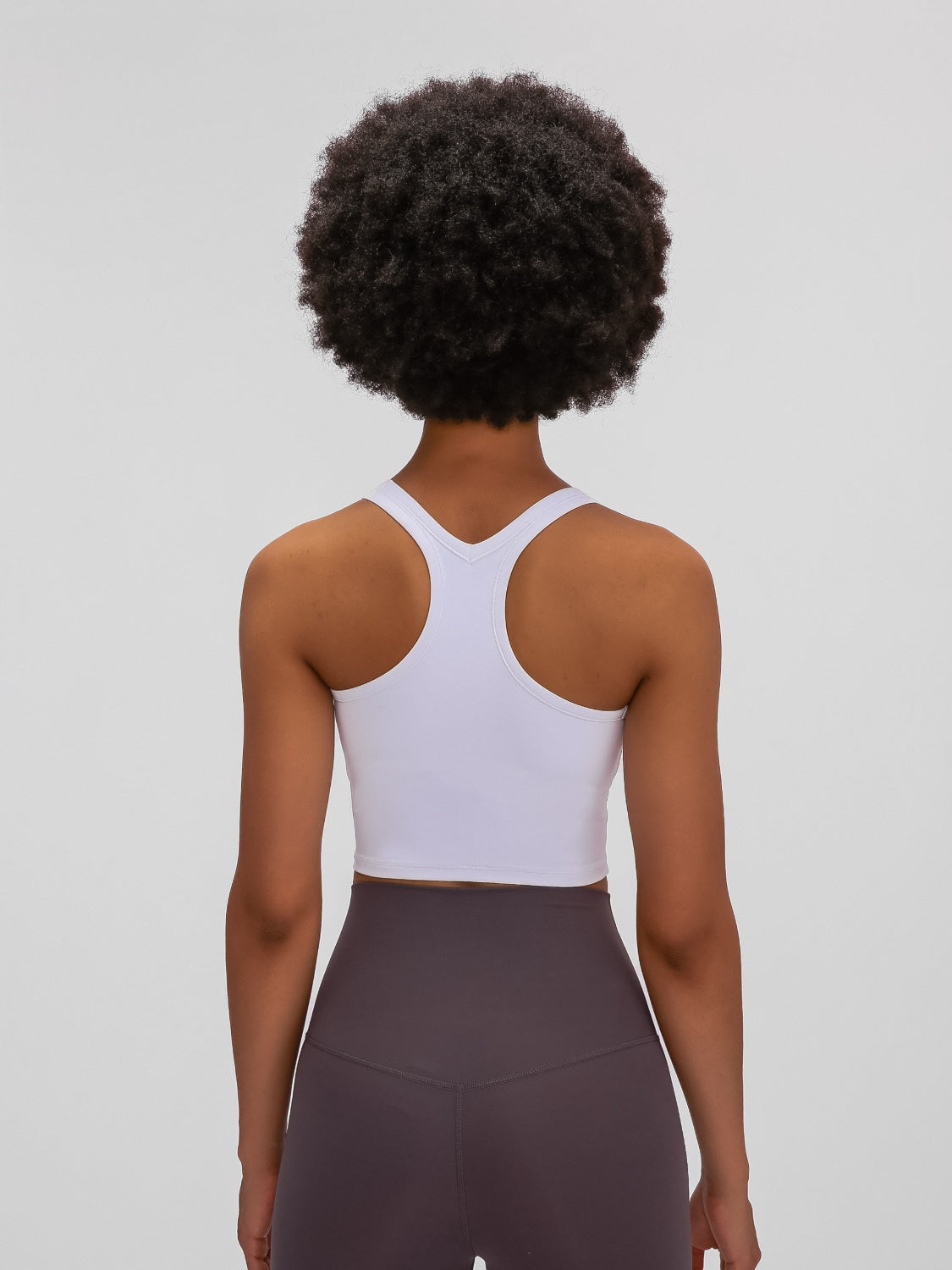 Millennia Scoop Neck Active Tank with Detachable Chest Pads.