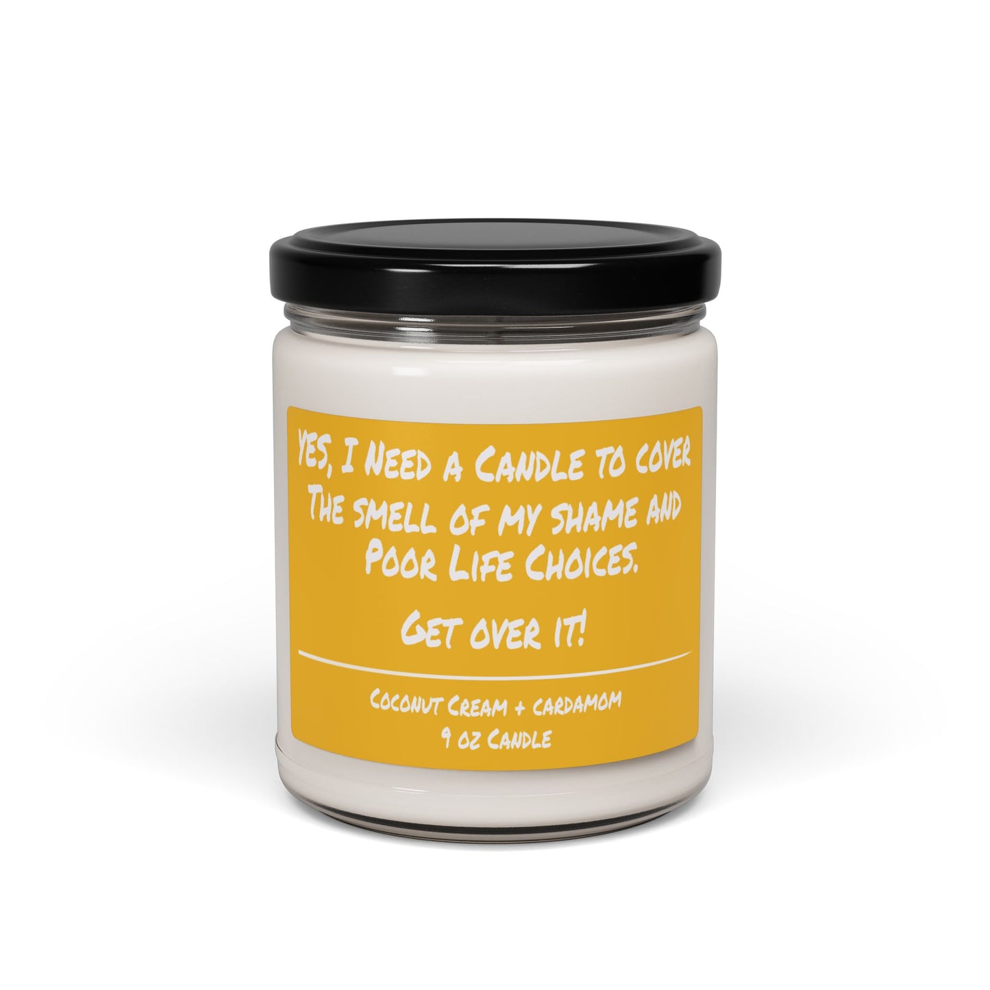 Soy Wax Scented Candle - Cover My Shame.