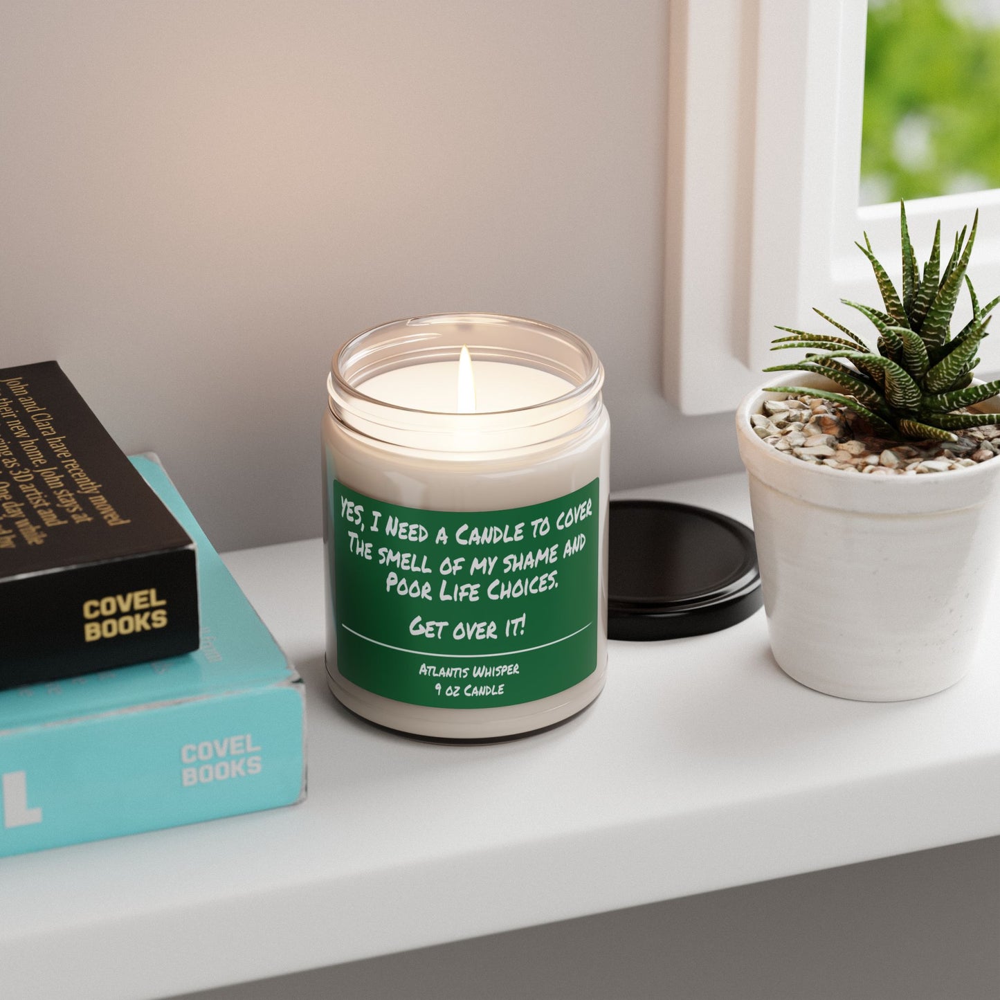 Soy Wax Scented Candle - Cover My Shame