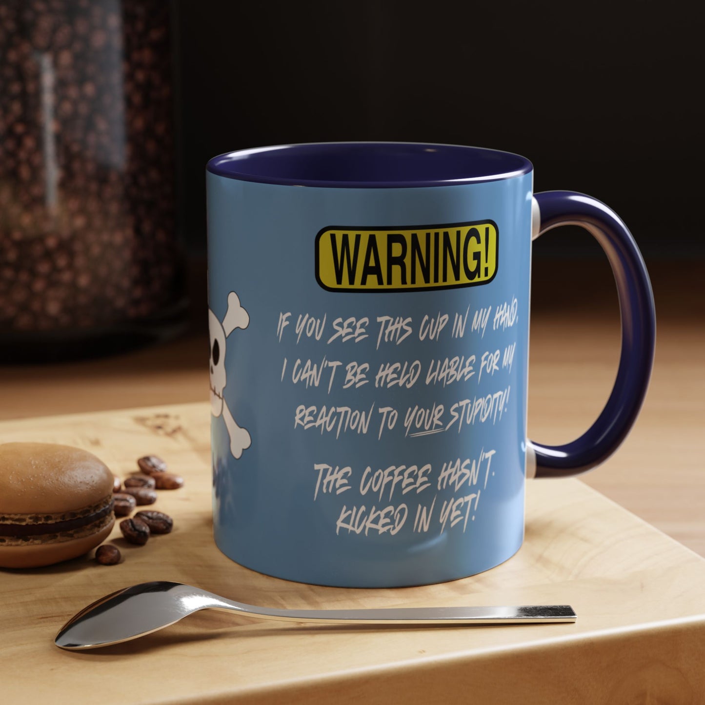 Can't Deal With Stupidity 11oz Accent Mug.