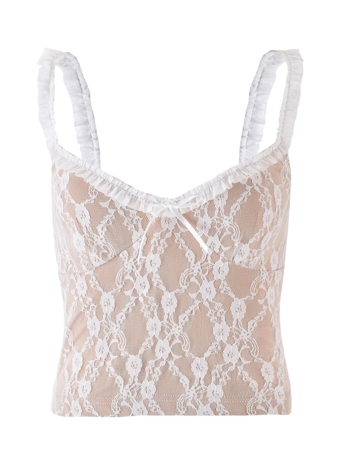 Frill Bow Lace Cami.