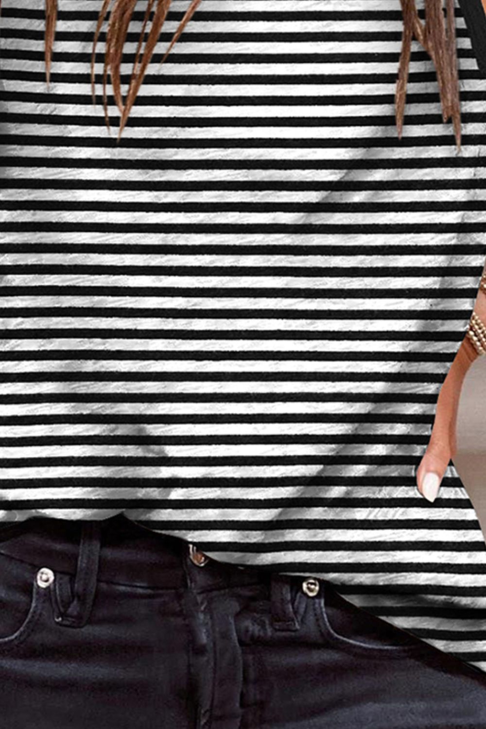 Stylish Printed Round Neck Tank - Designer Inspired.