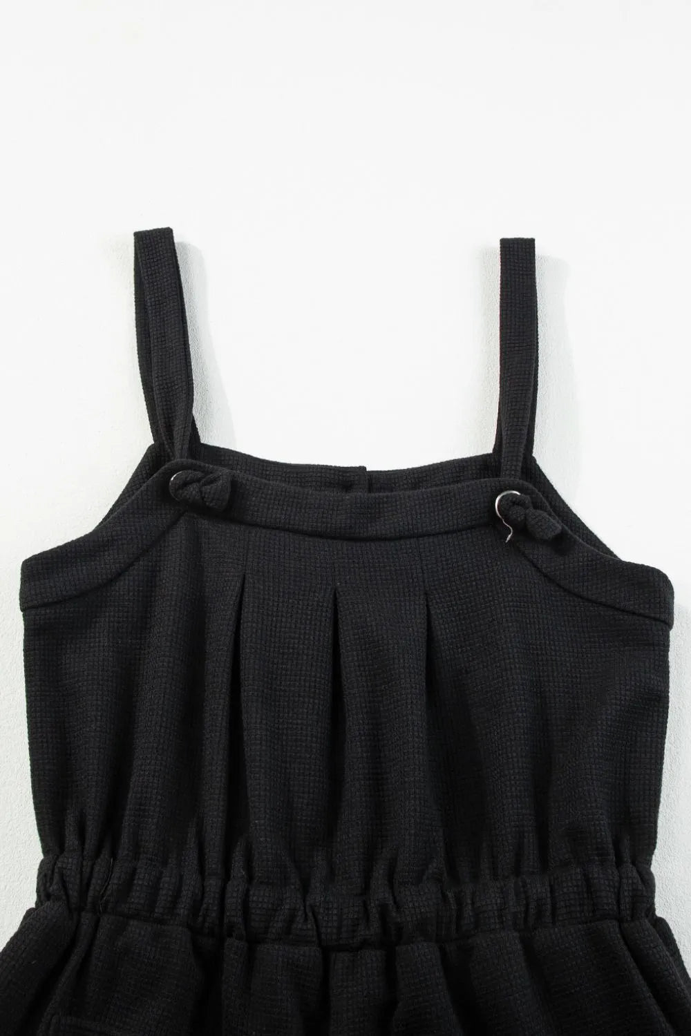 Trendy Knotted Straps Drawstring Jumpsuit.