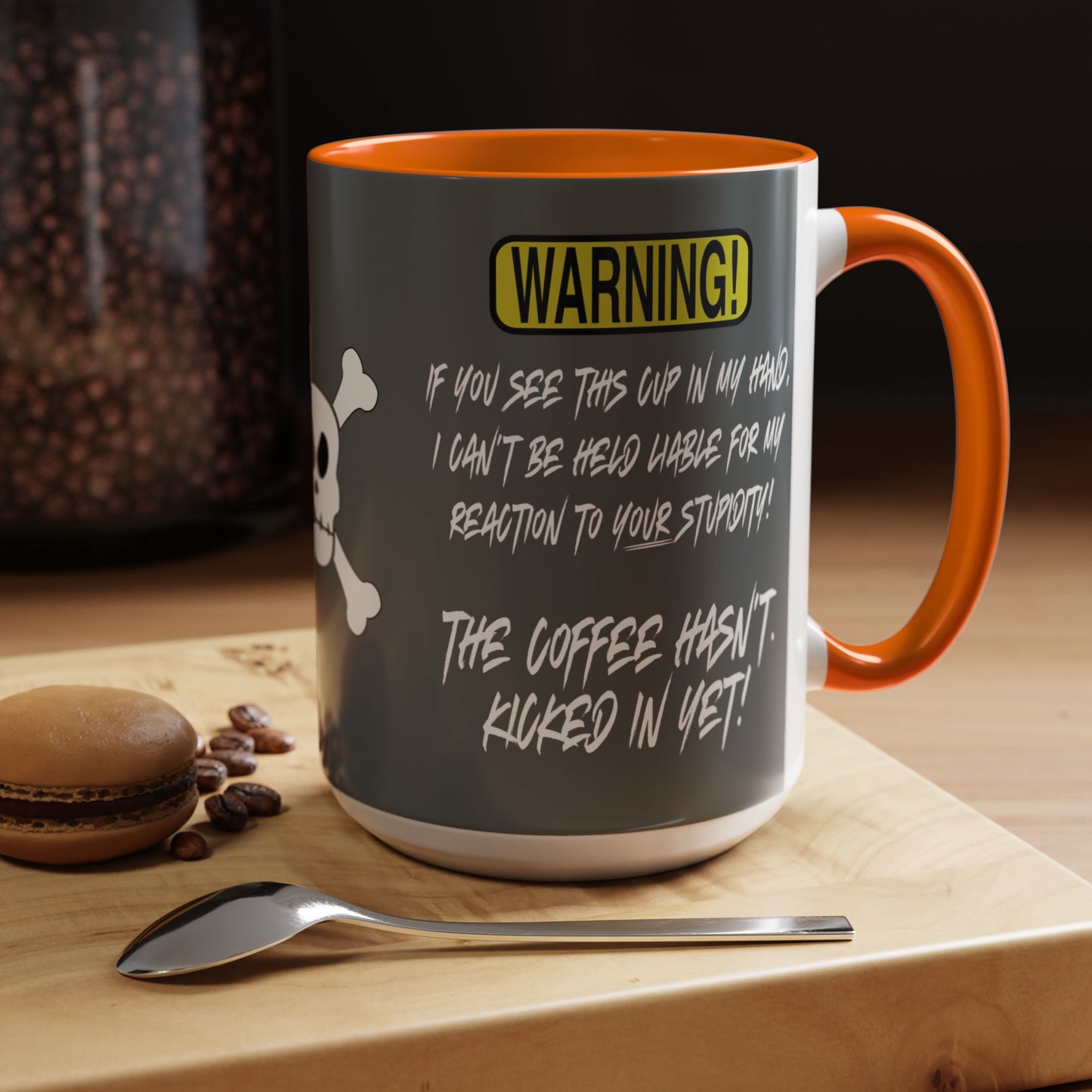 Can't Deal With Stupidity 15oz Accent Mug