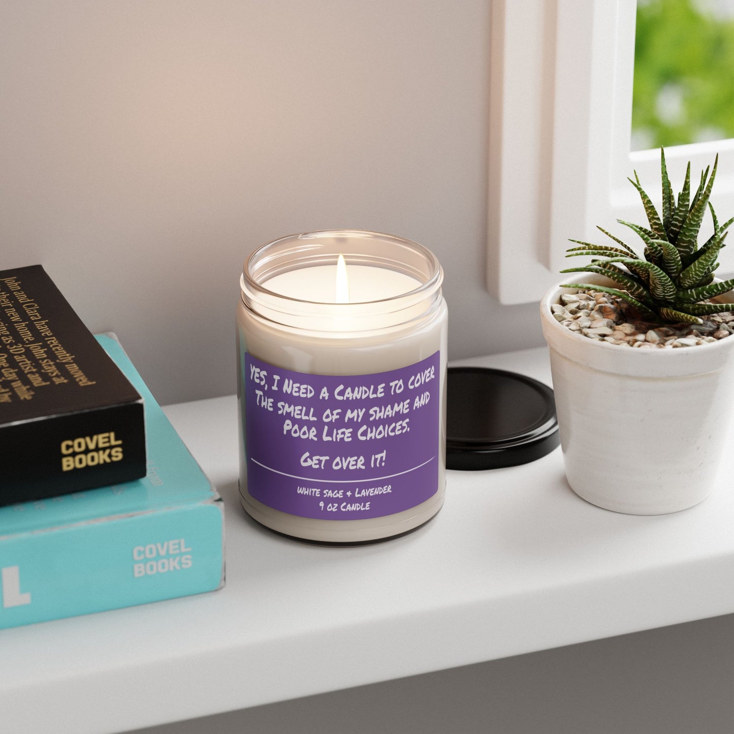 Soy Wax Scented Candle - Cover My Shame.