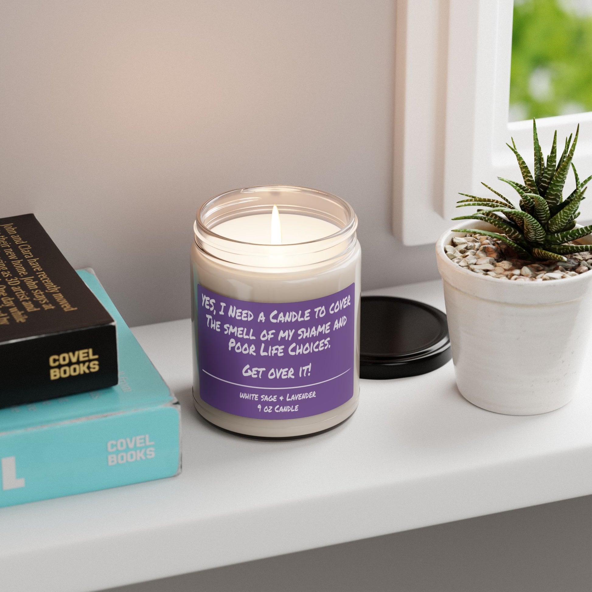 Soy Wax Scented Candle - Cover My Shame.