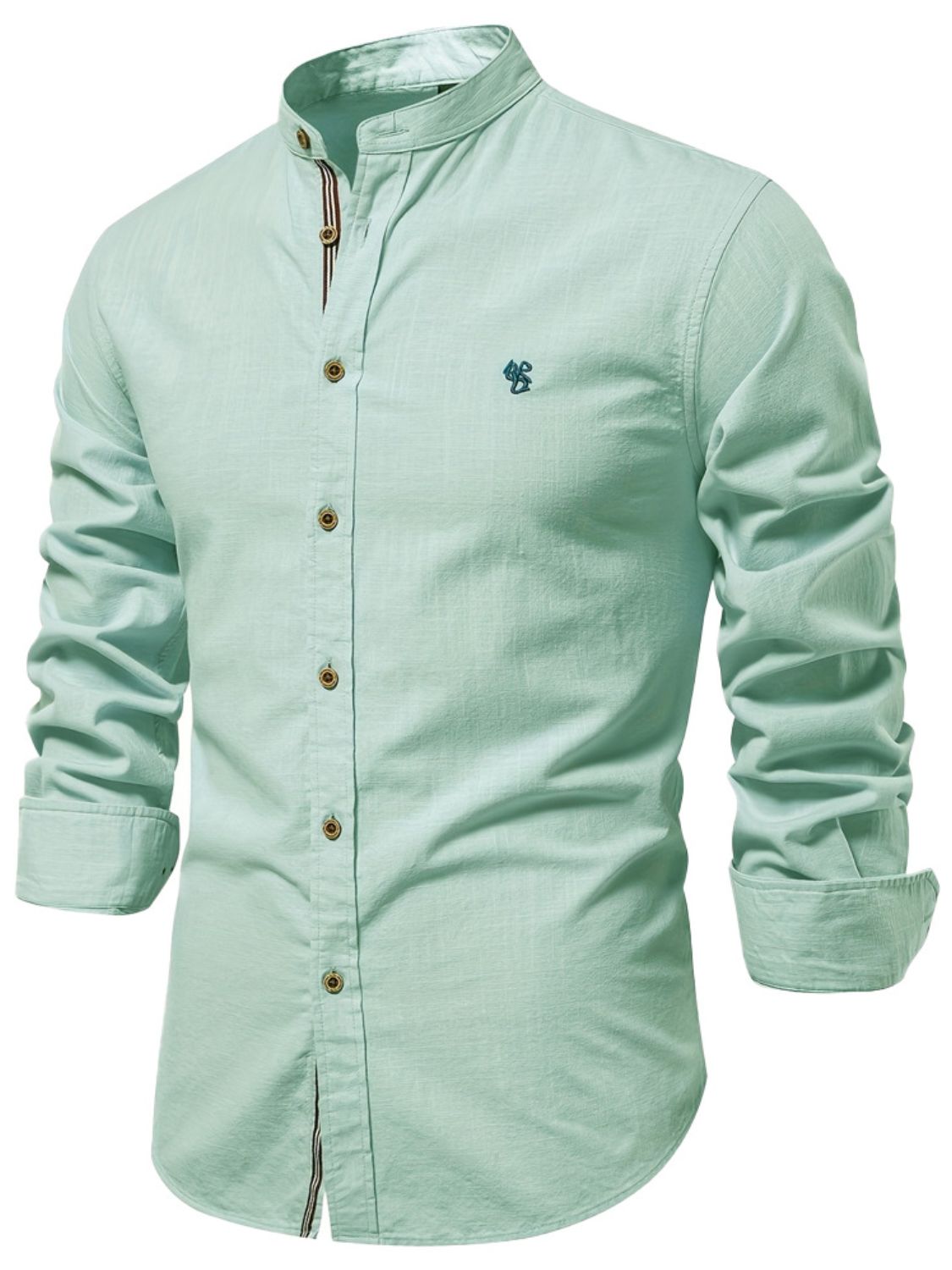 Button Down Embroidered Shirt.