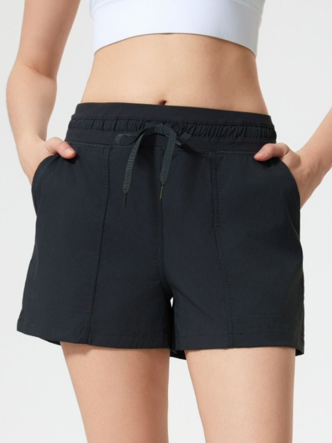 Millennia Drawstring Active Shorts with Pockets.