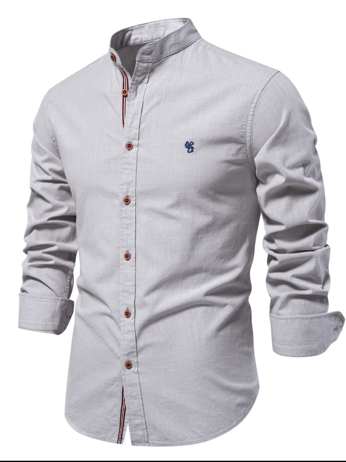 Button Down Embroidered Shirt.