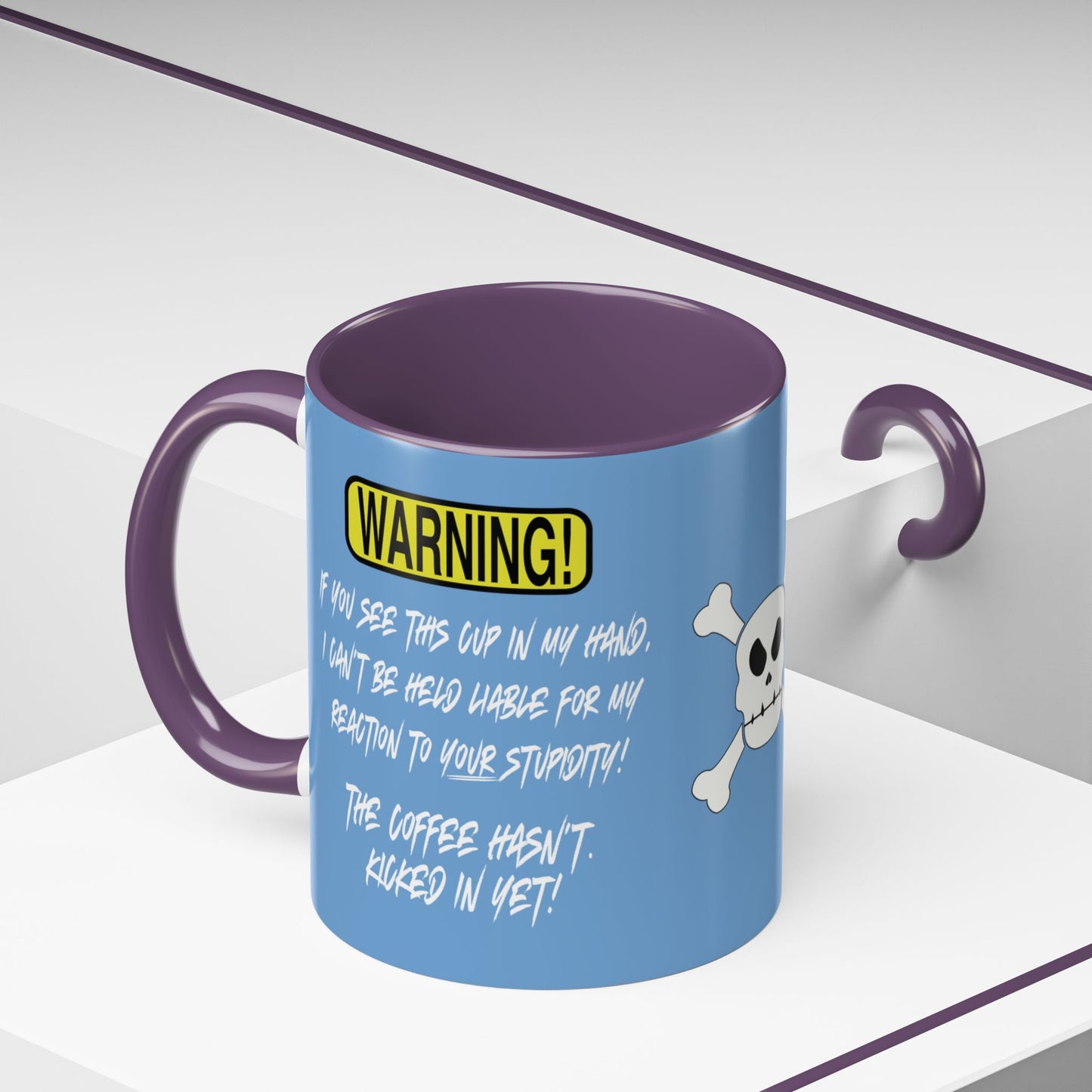 Can't Deal With Stupidity 11oz Accent Mug