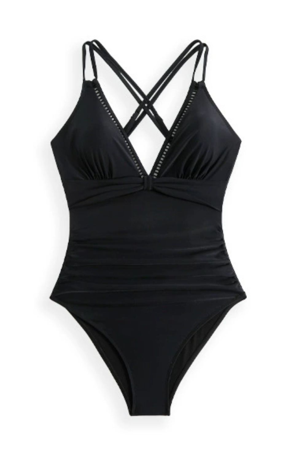 Sizzling Spaghetti Strap One-Piece Swimwear.